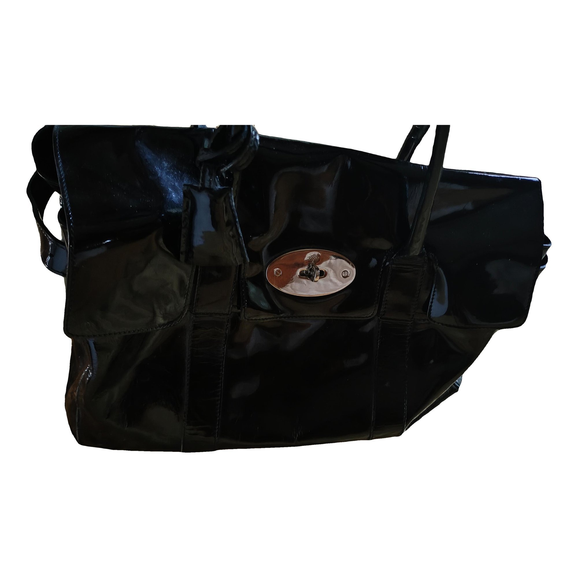 Mulberry Bayswater patent leather handbag