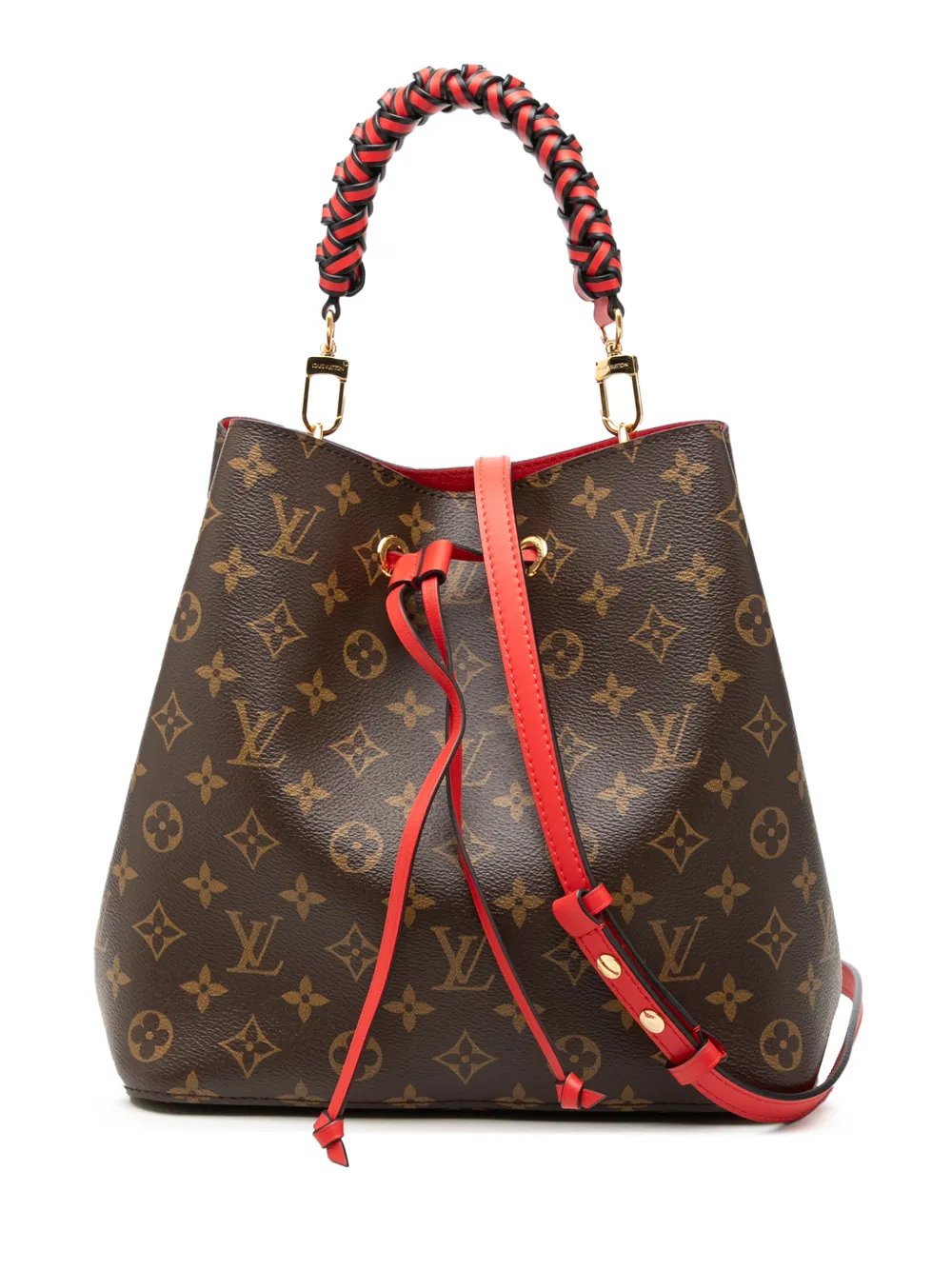 2018 Monogram Braided Neonoe MM bucket bag