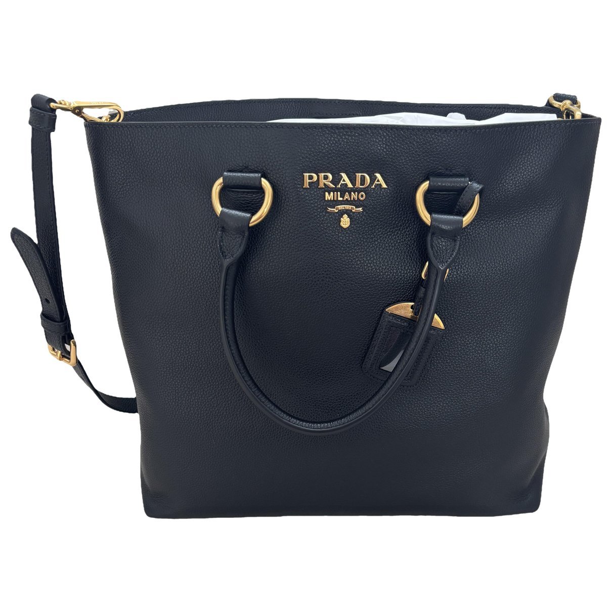 Leather tote