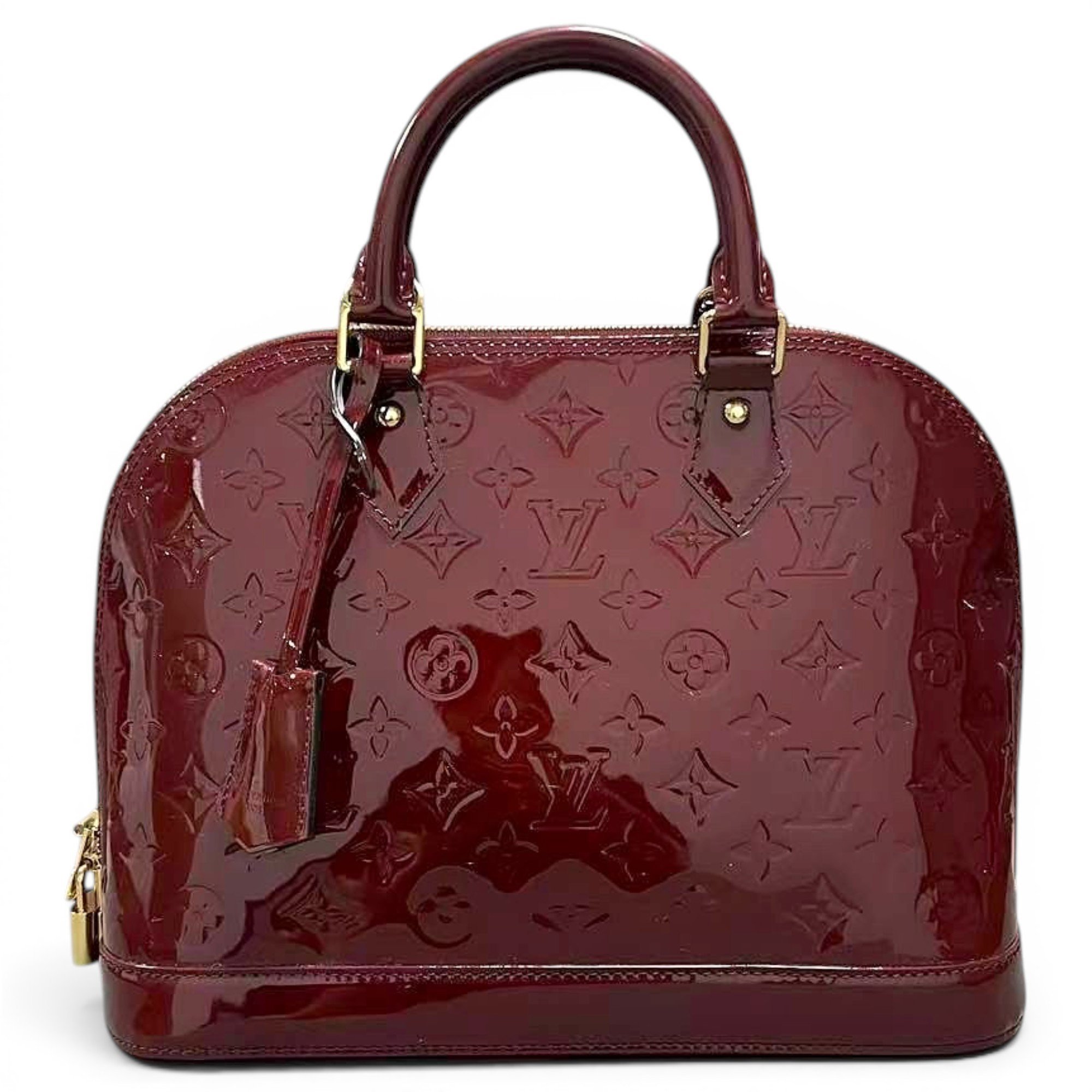 Alma patent leather handbag