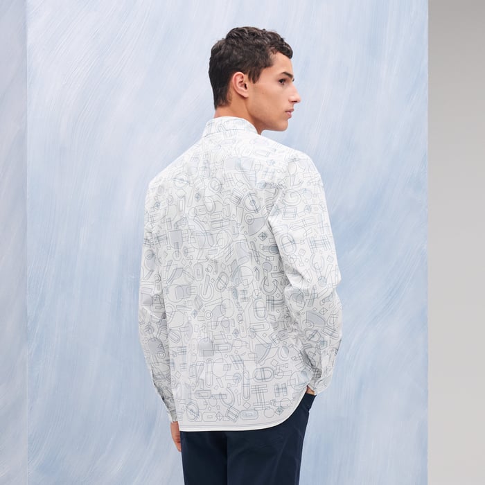 Brume "Fragments Equestres" Straight Cut Shirt