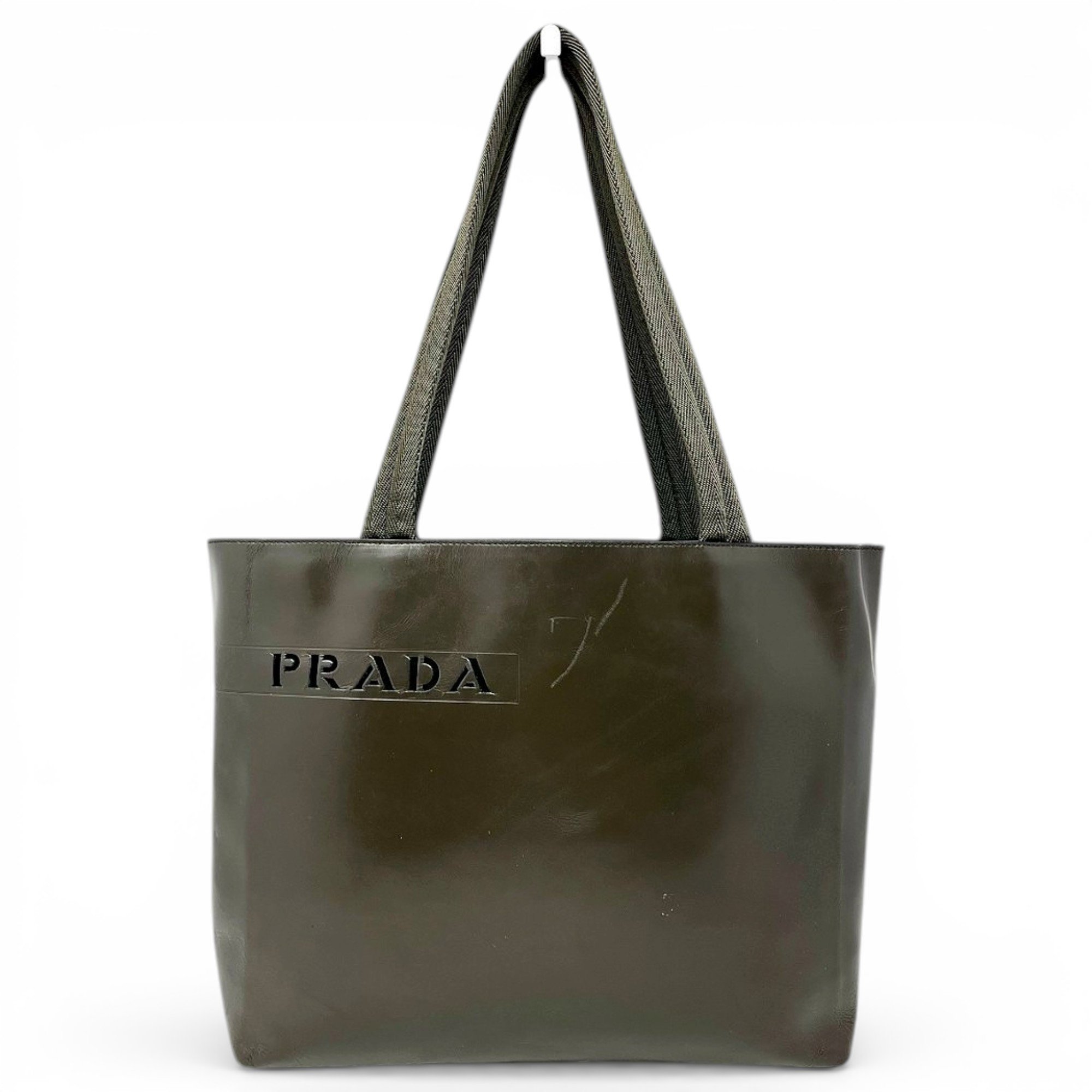 Leather tote