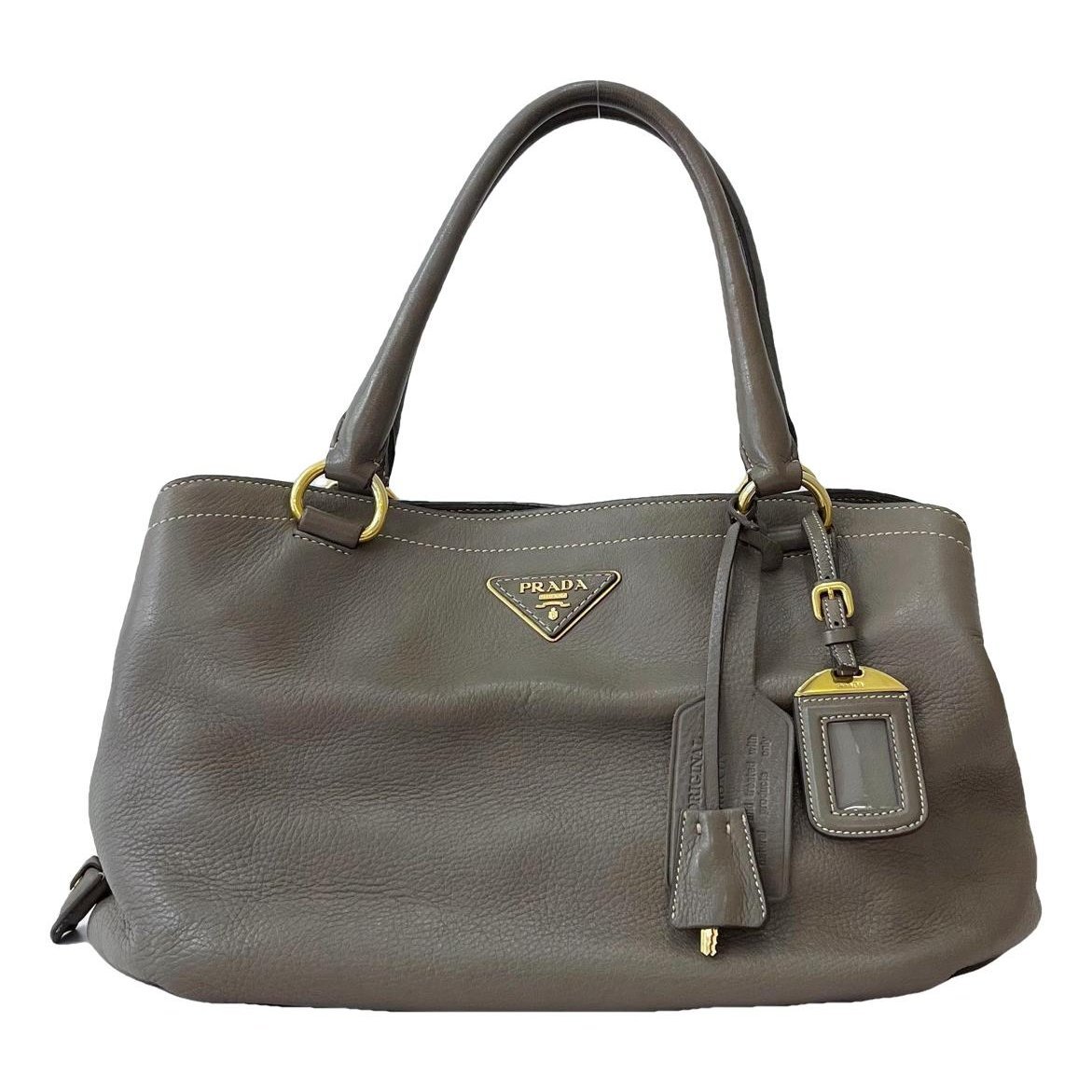 Leather tote