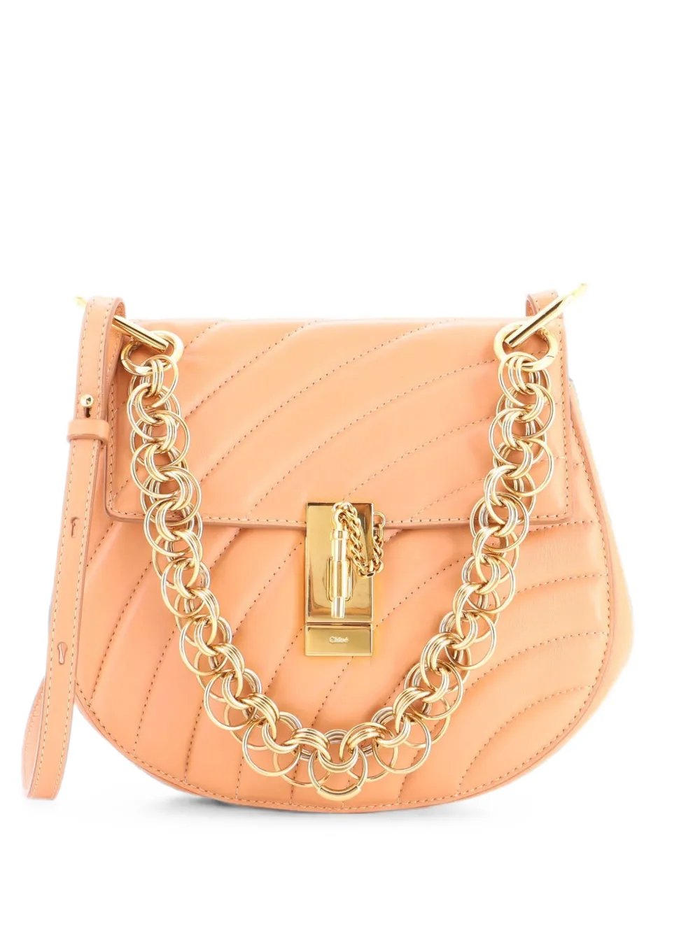 Drew Bijou Quilted Leather Small crossbody bag