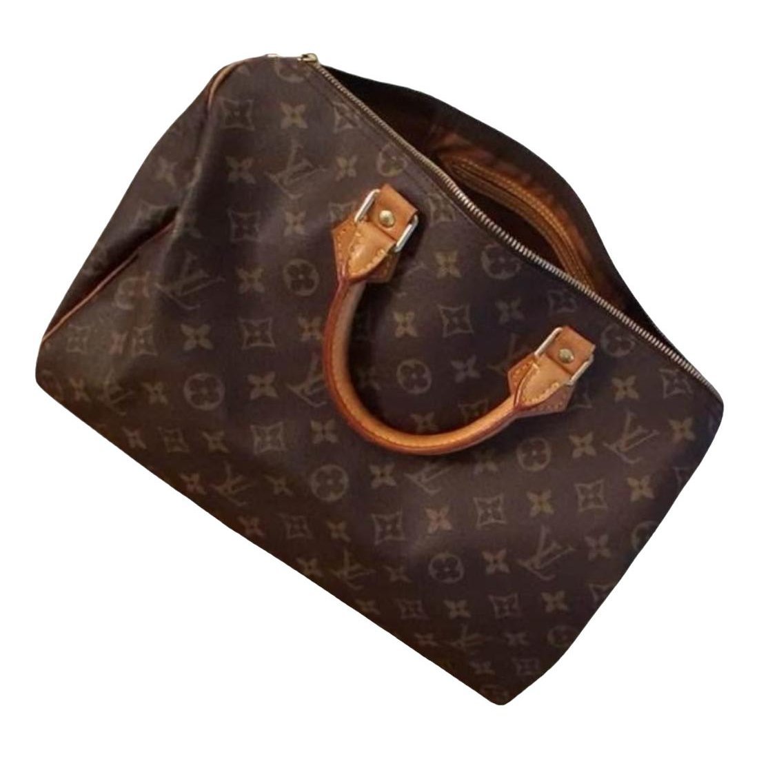 Speedy leather handbag
