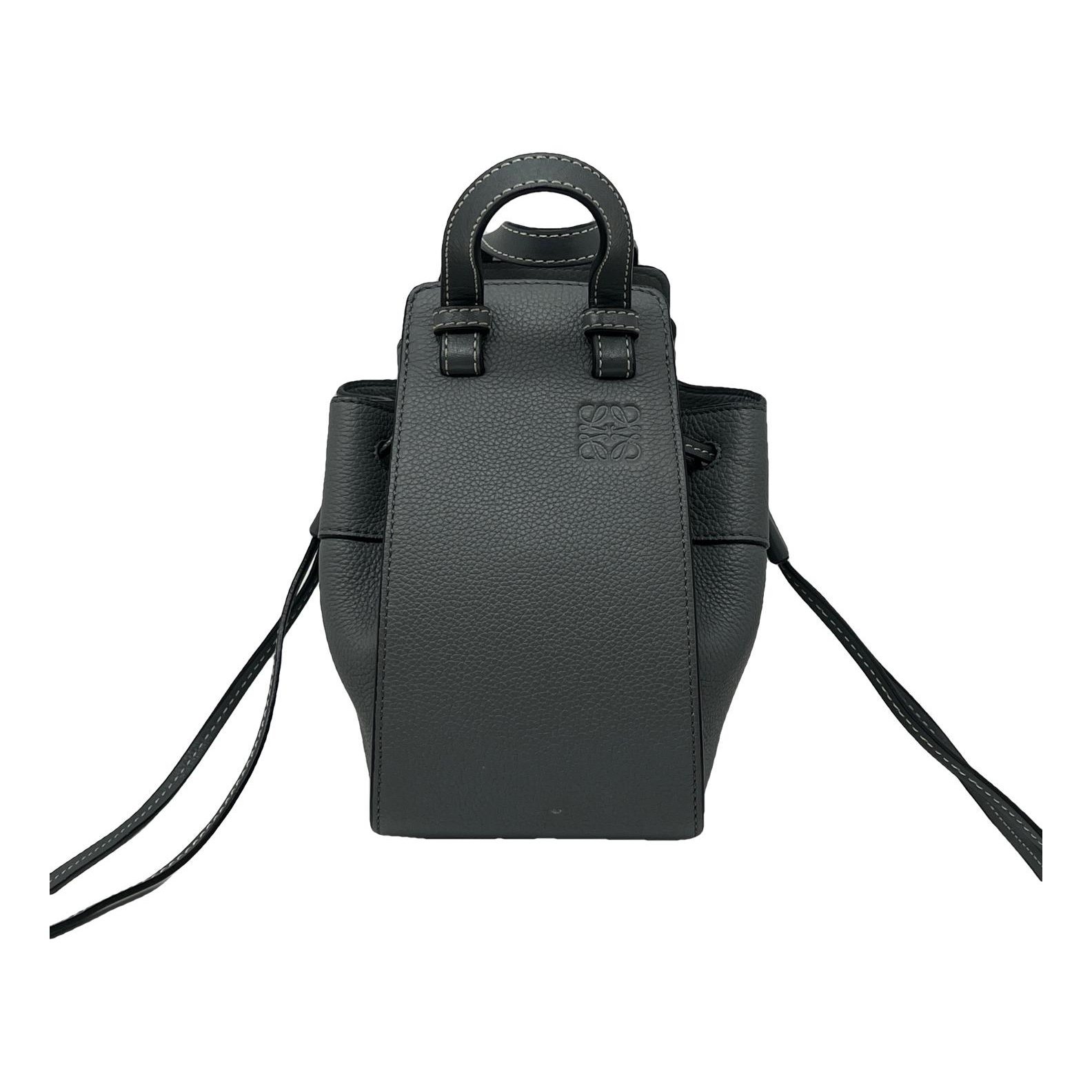 Hammock leather handbag