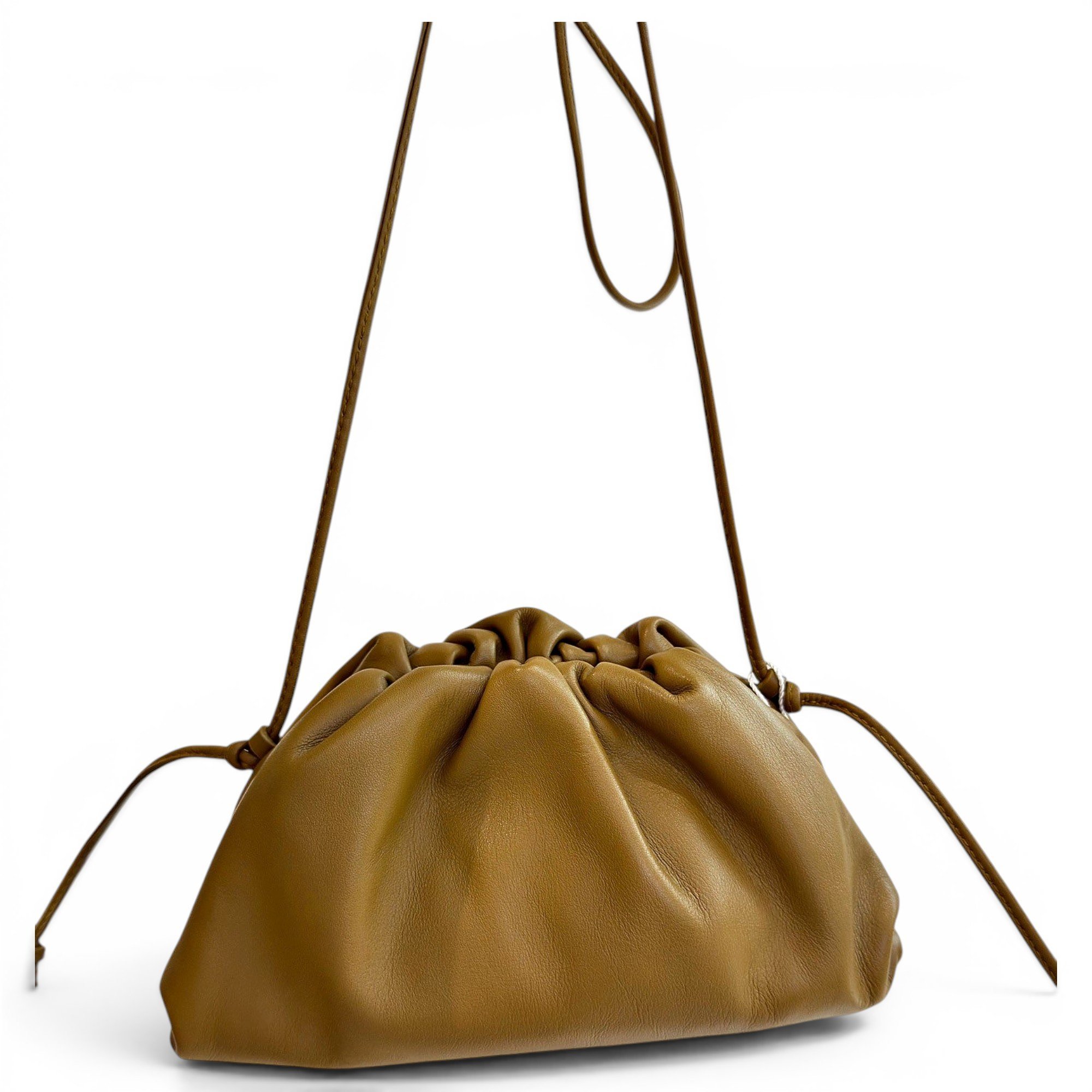 Pouch leather handbag