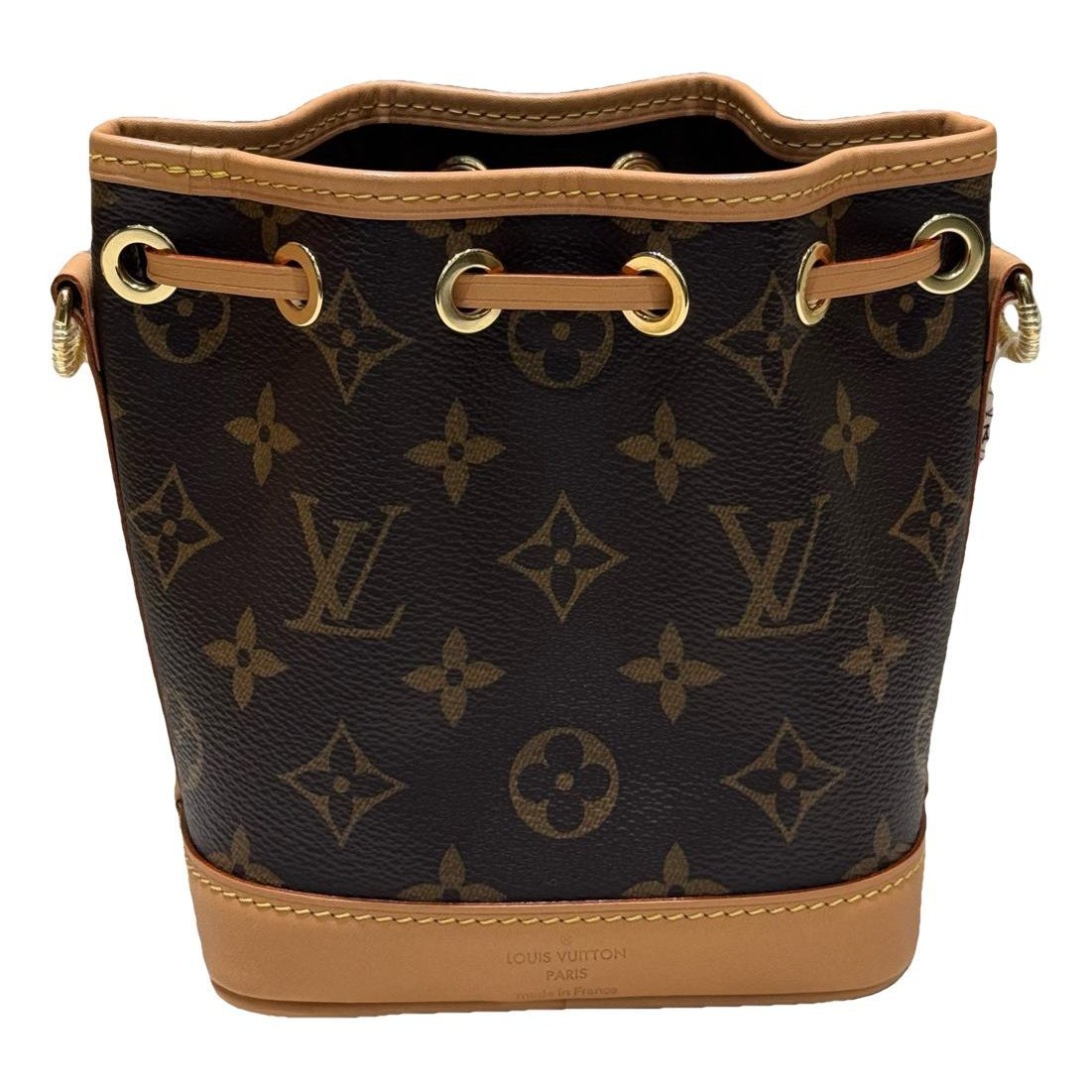 Nano Noé leather crossbody bag