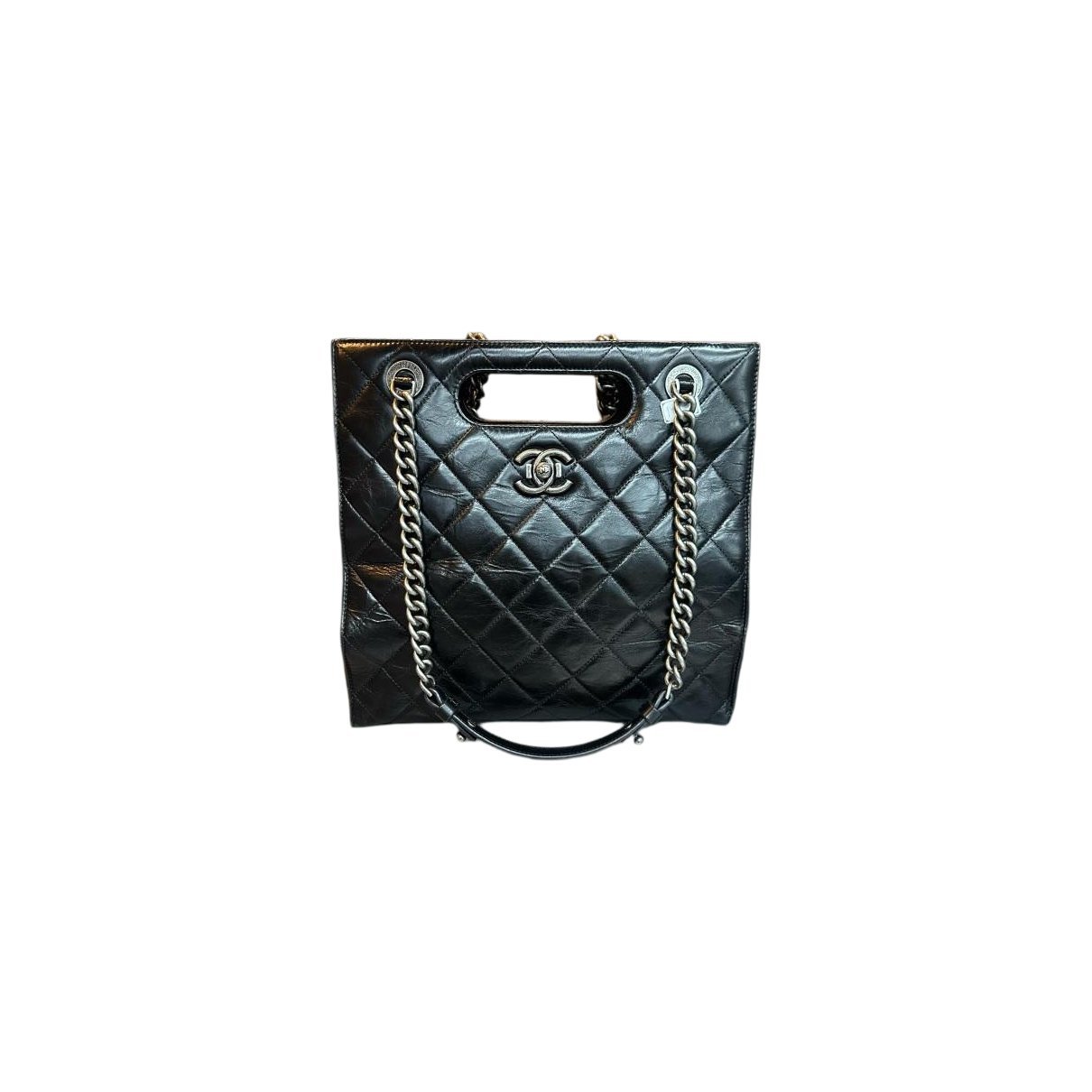 Leather tote