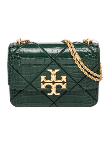 Tory Burch Embossed Leather Shoulder Bag w/ Tags