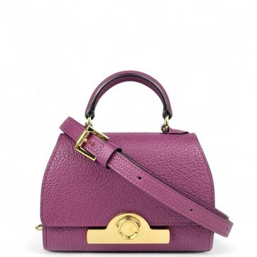 Moynat Calfskin Réjane Top Handle Bag Nano