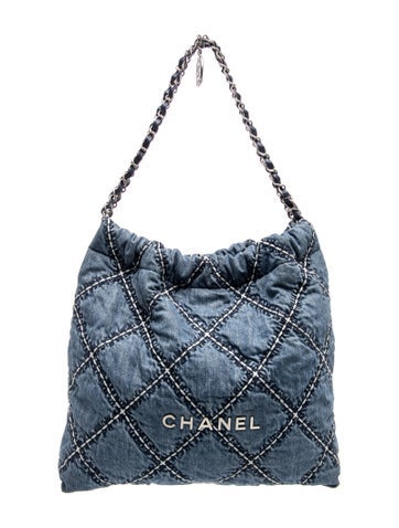 Quilted Denim Small 22 Hobo