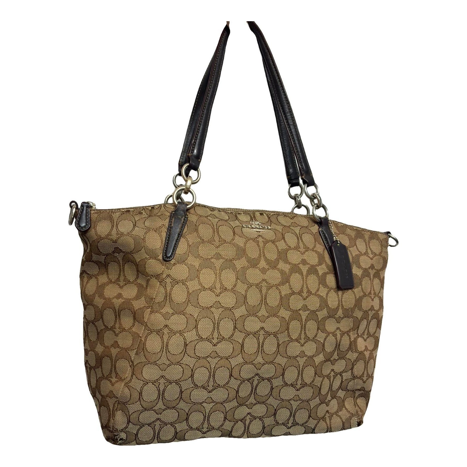CITY ZIP TOTE cloth handbag