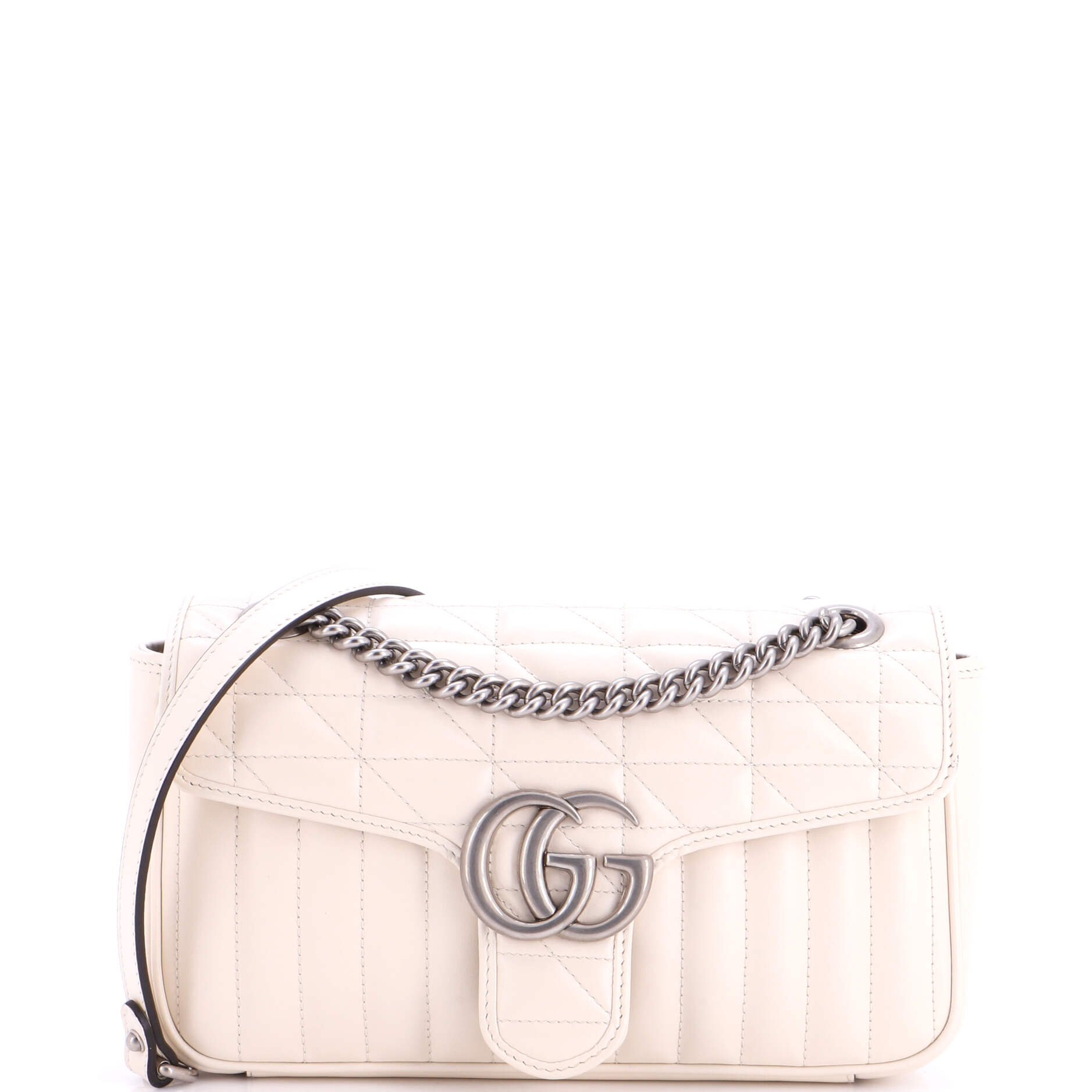 GG Marmont Flap Bag Mixed Matelasse Leather Medium
