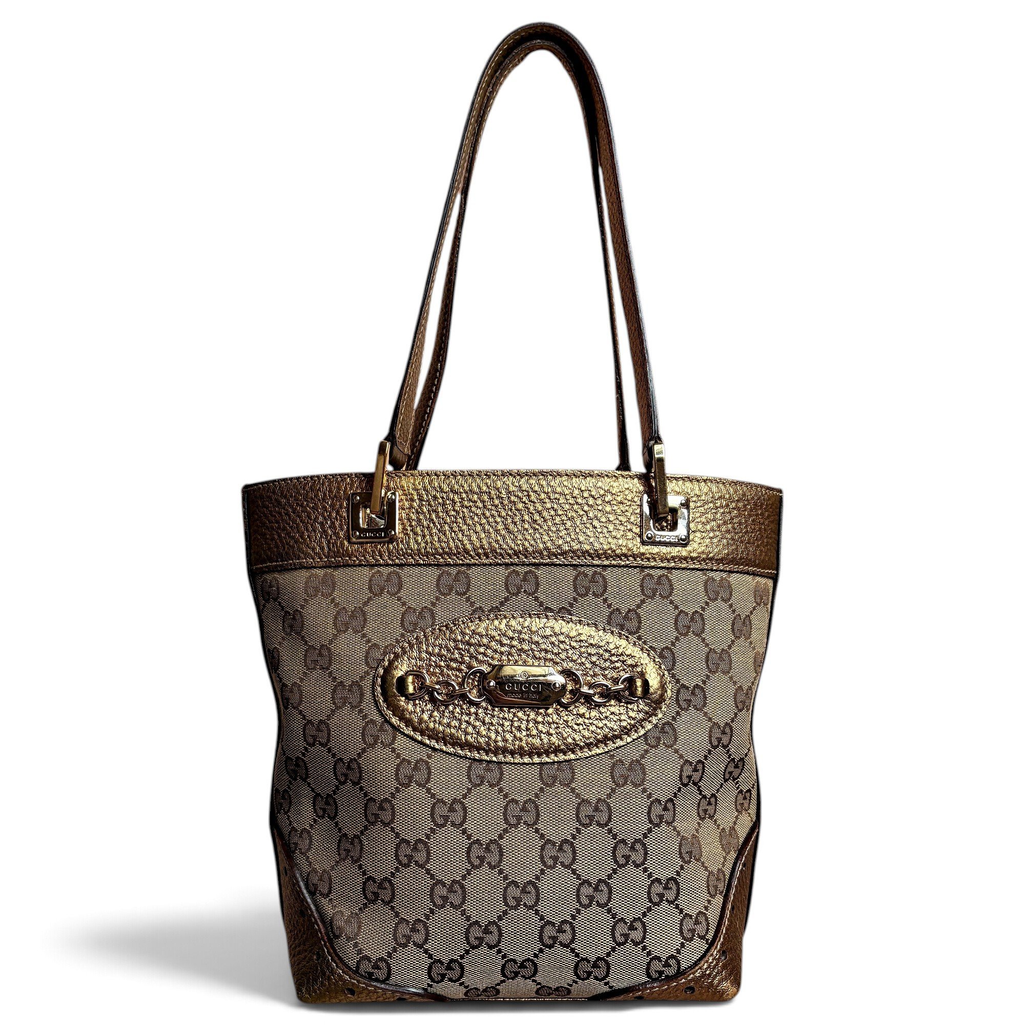 Leather tote