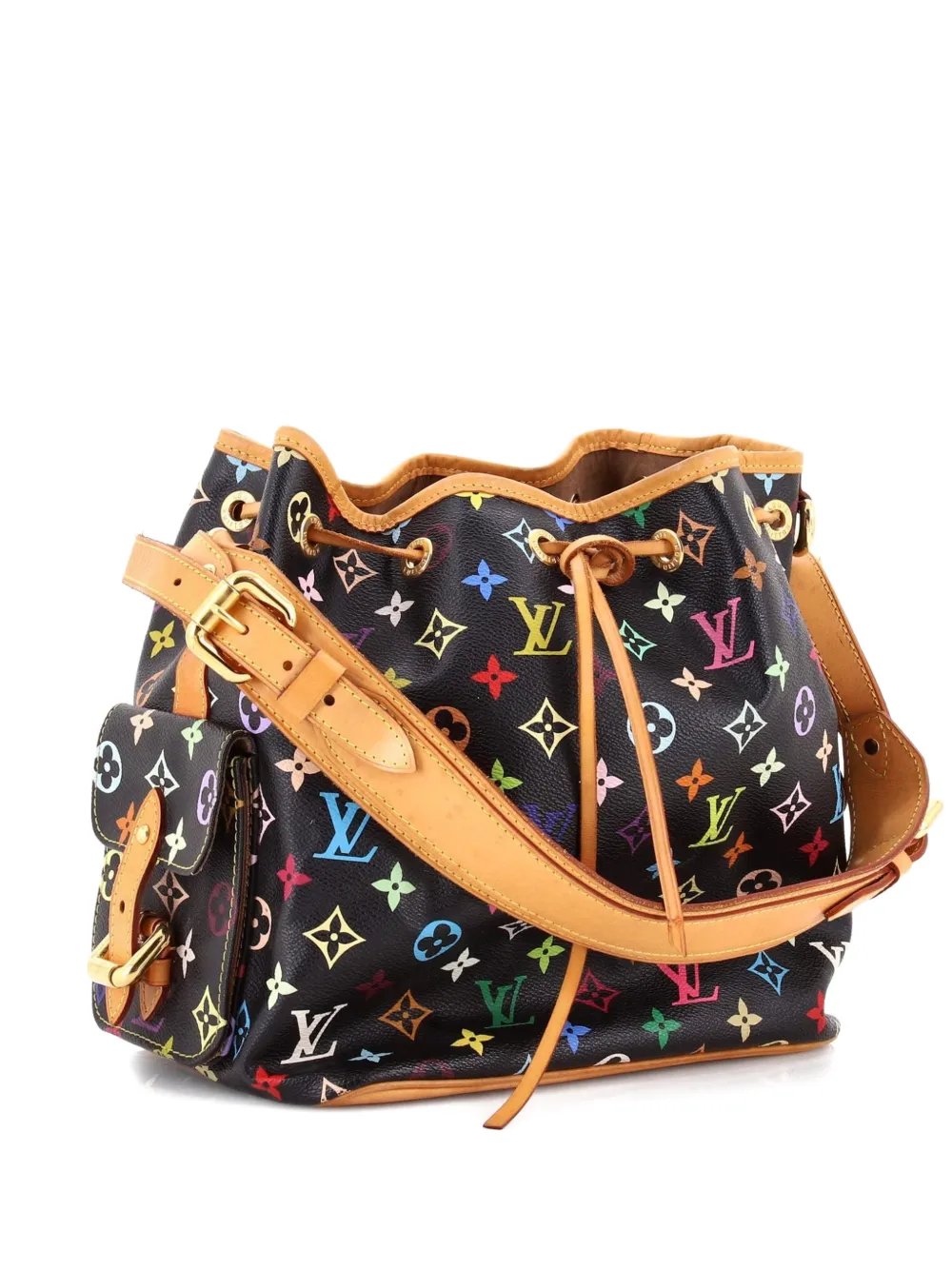 Louis Vuitton Petit Noe Handbag Monogram Multicolor bucket bag