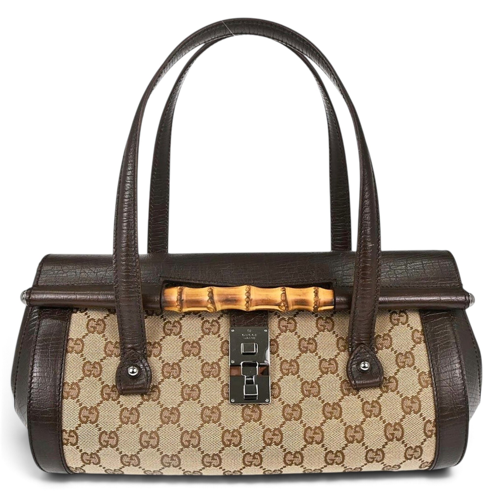 Bamboo leather bag