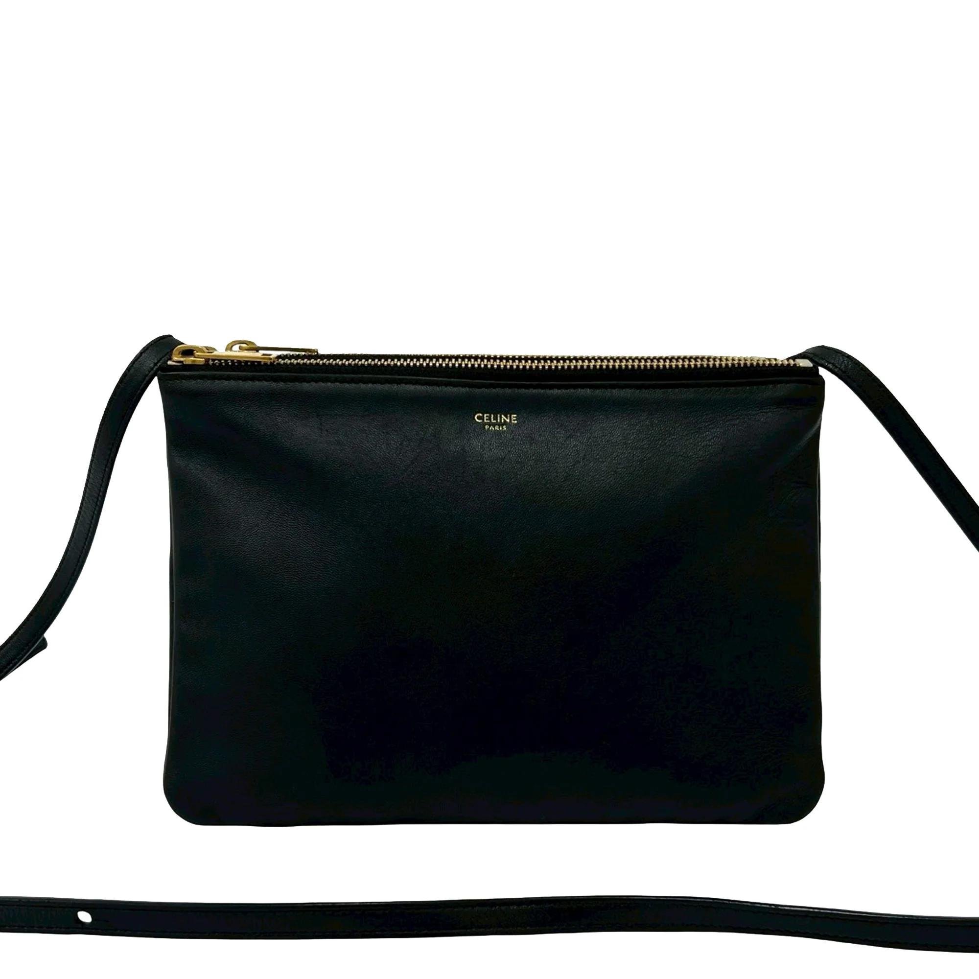 Trio pony-style calfskin handbag