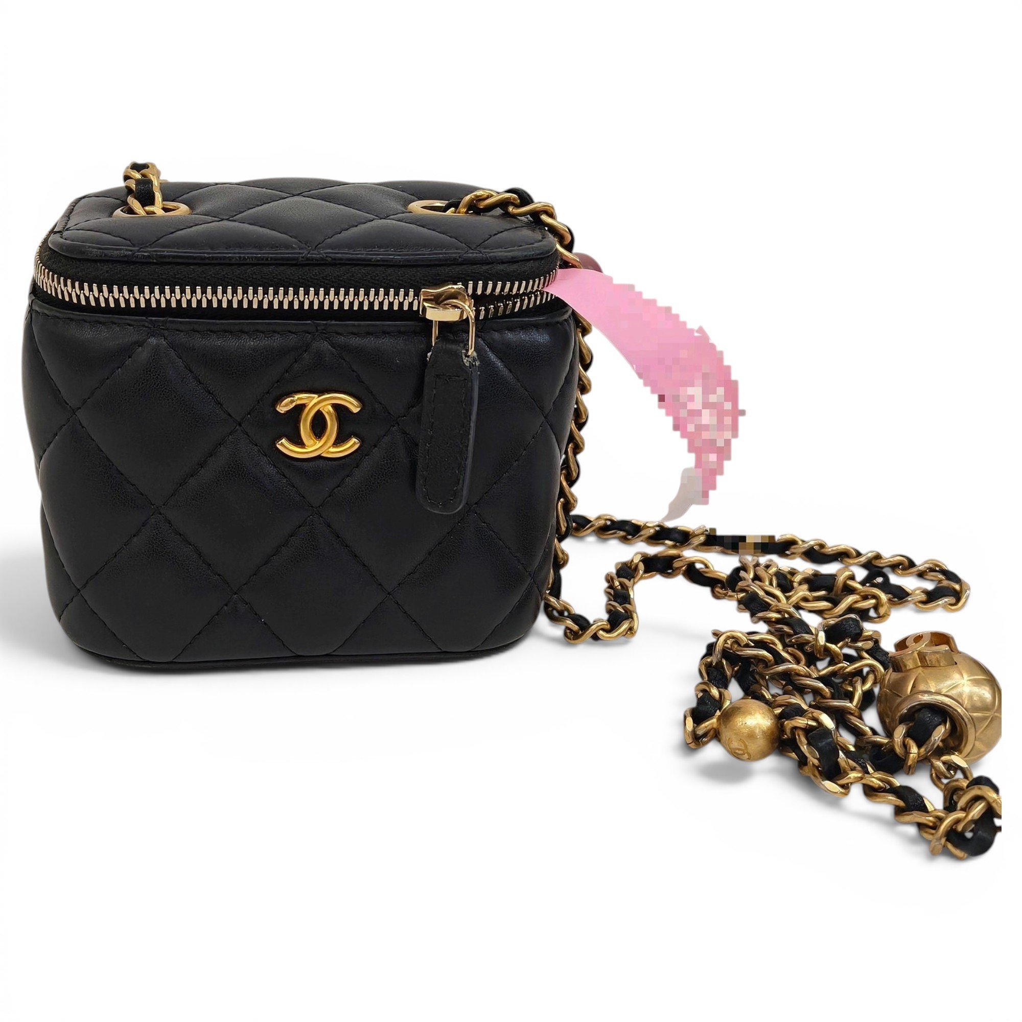 Trendy CC Vanity leather handbag