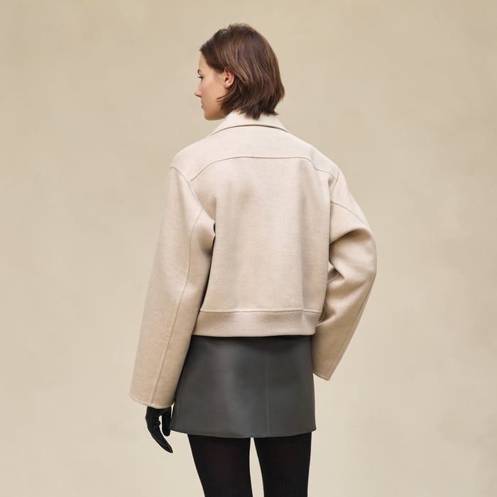 Beige Naturel Cashmere Jacket