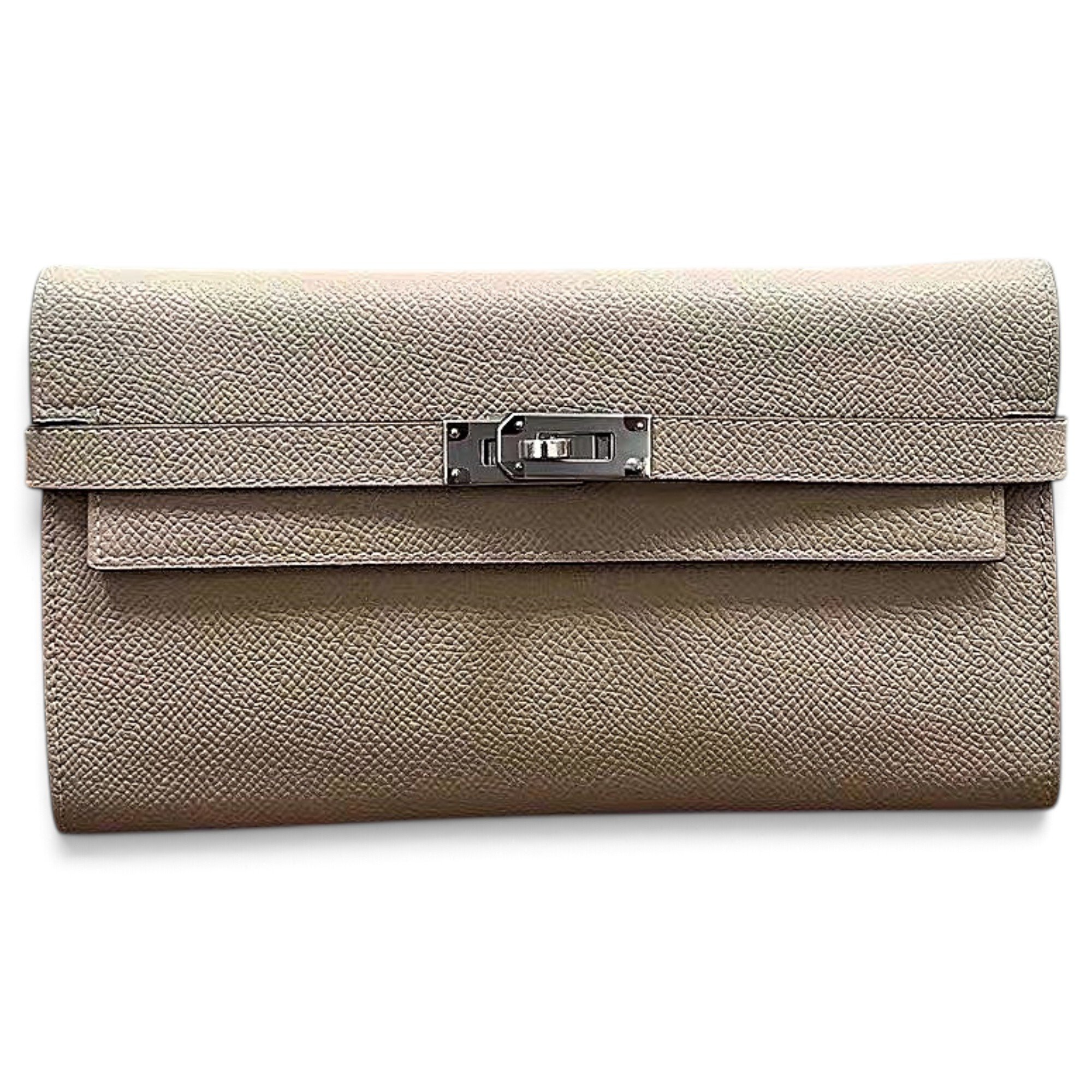 Kelly to go leather clutch bag