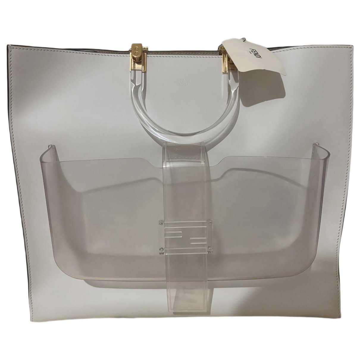 Sunshine leather tote