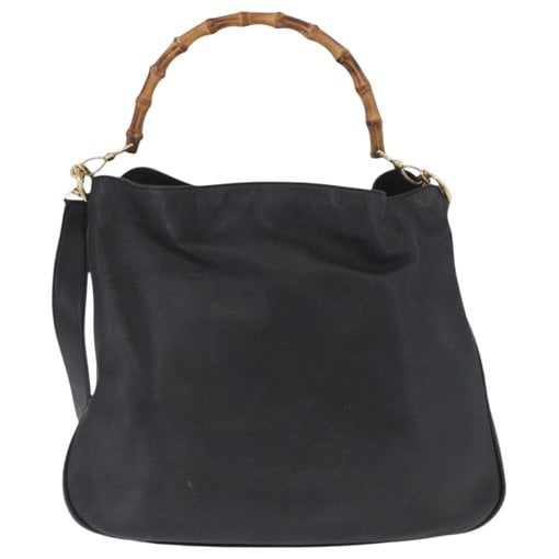 Bamboo leather handbag