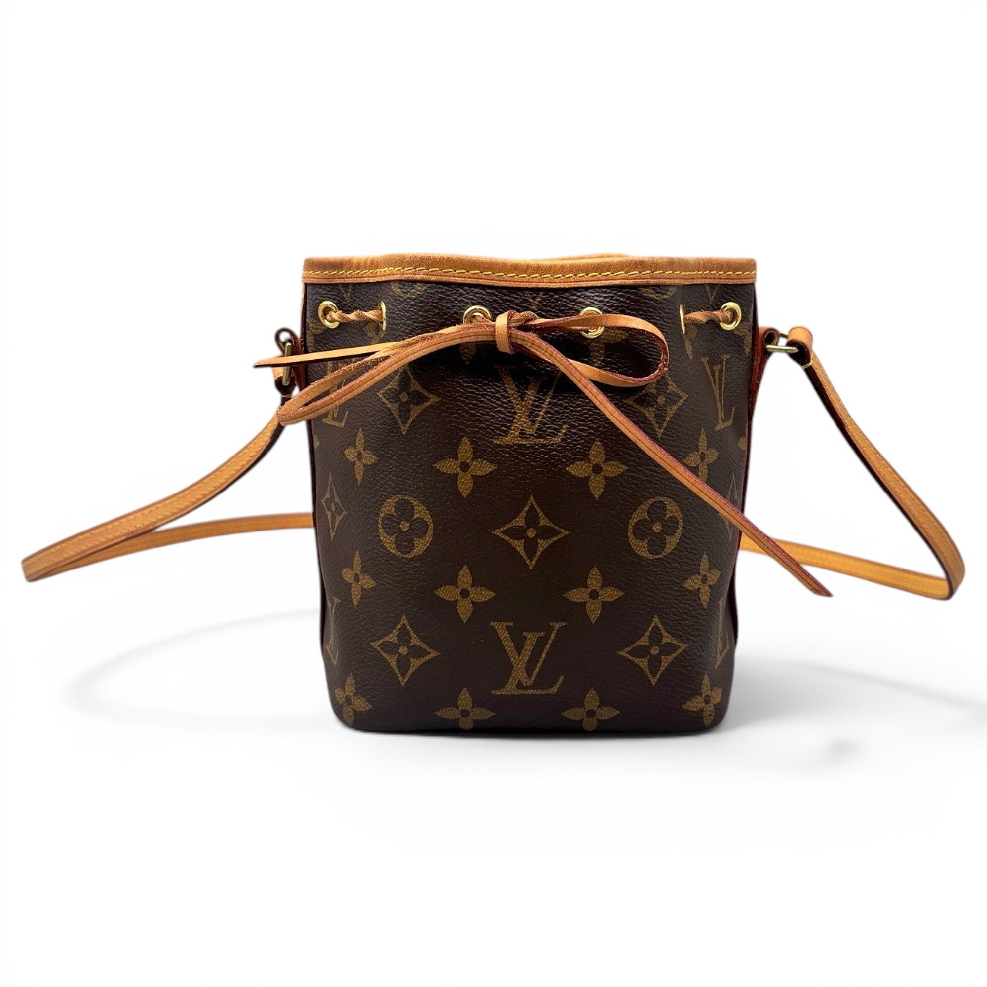 Nano Noé leather handbag