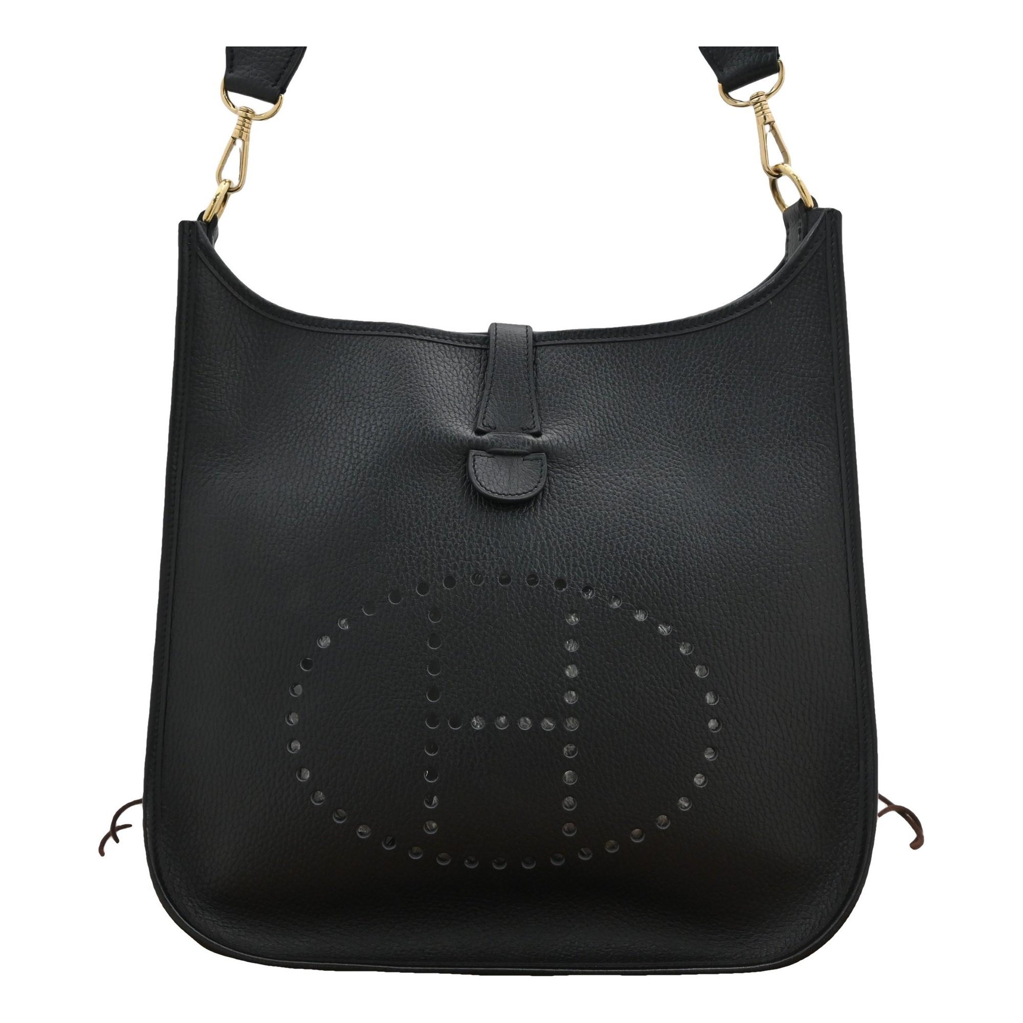Evelyne leather handbag