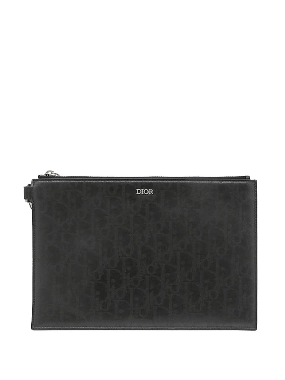 2020-2026 Oblique Perforated Calfskin Galaxy Wristlet clutch bag