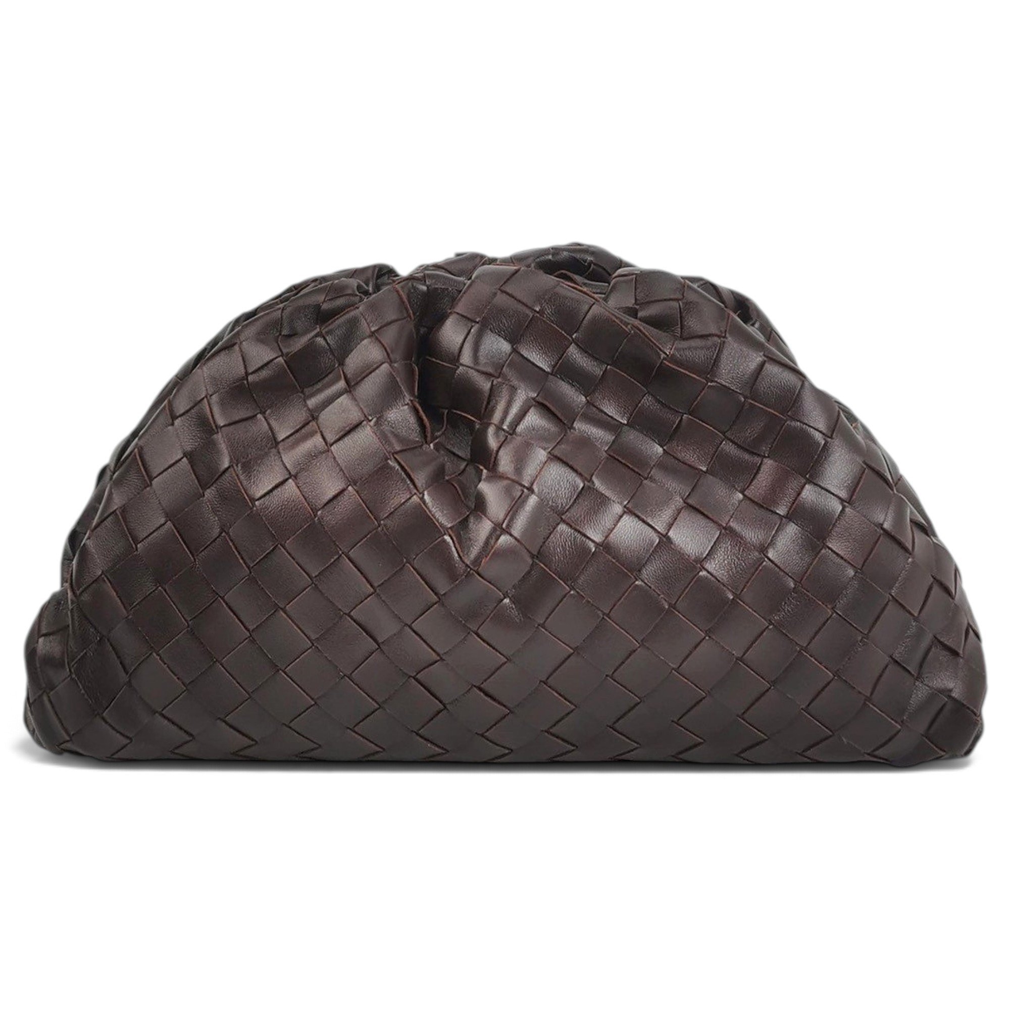 Pouch leather handbag