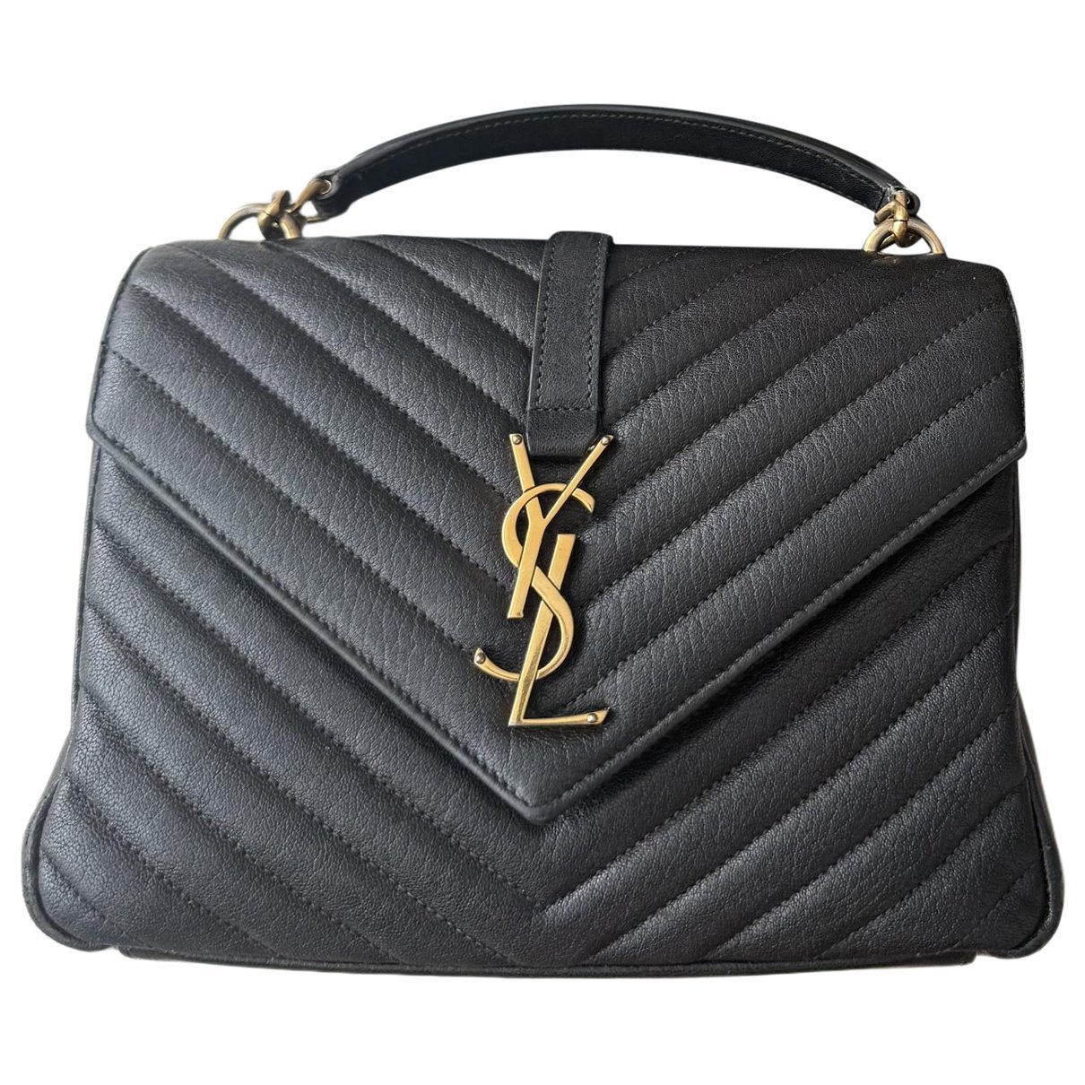 Collége monogramme leather handbag