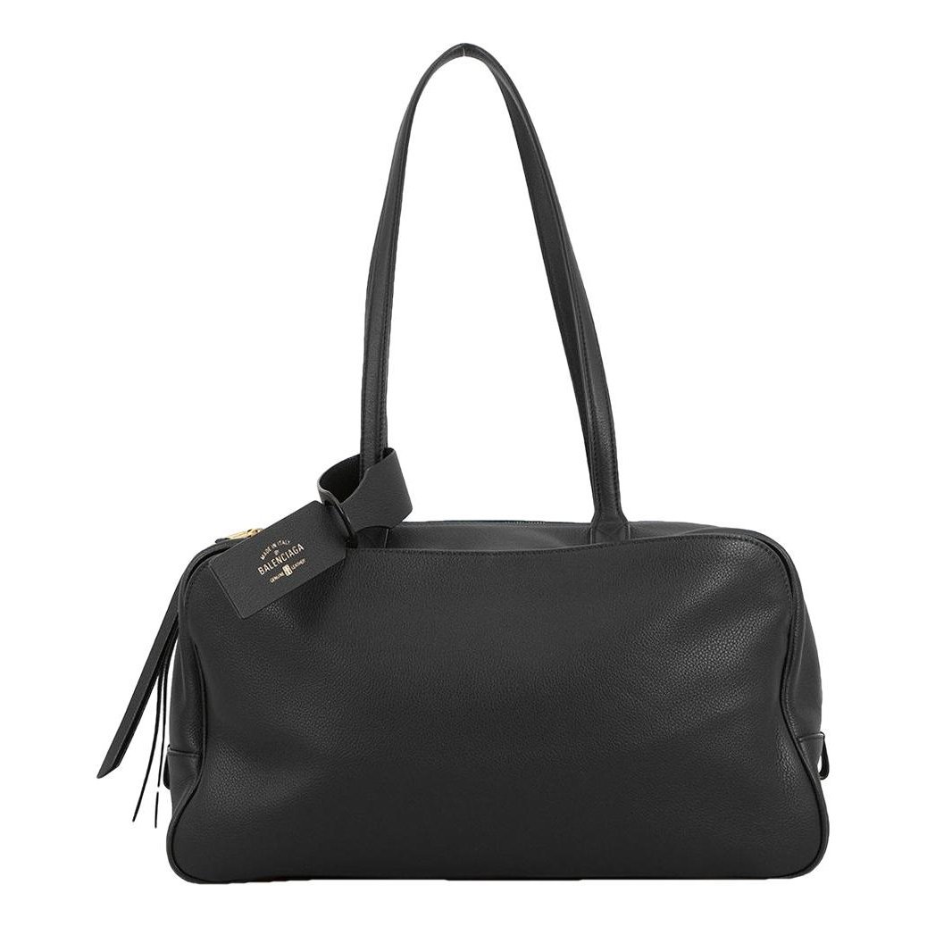 Hardware leather handbag