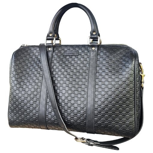 Boston leather handbag
