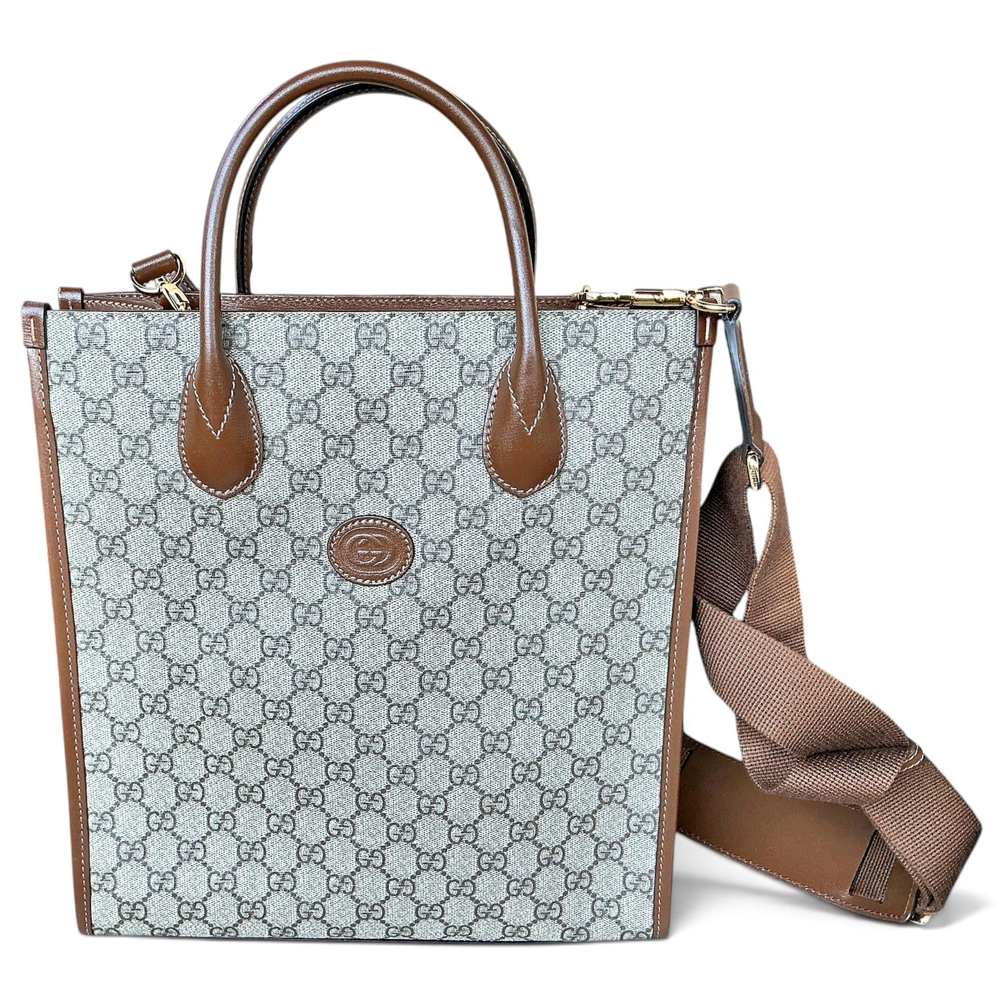 Leather tote