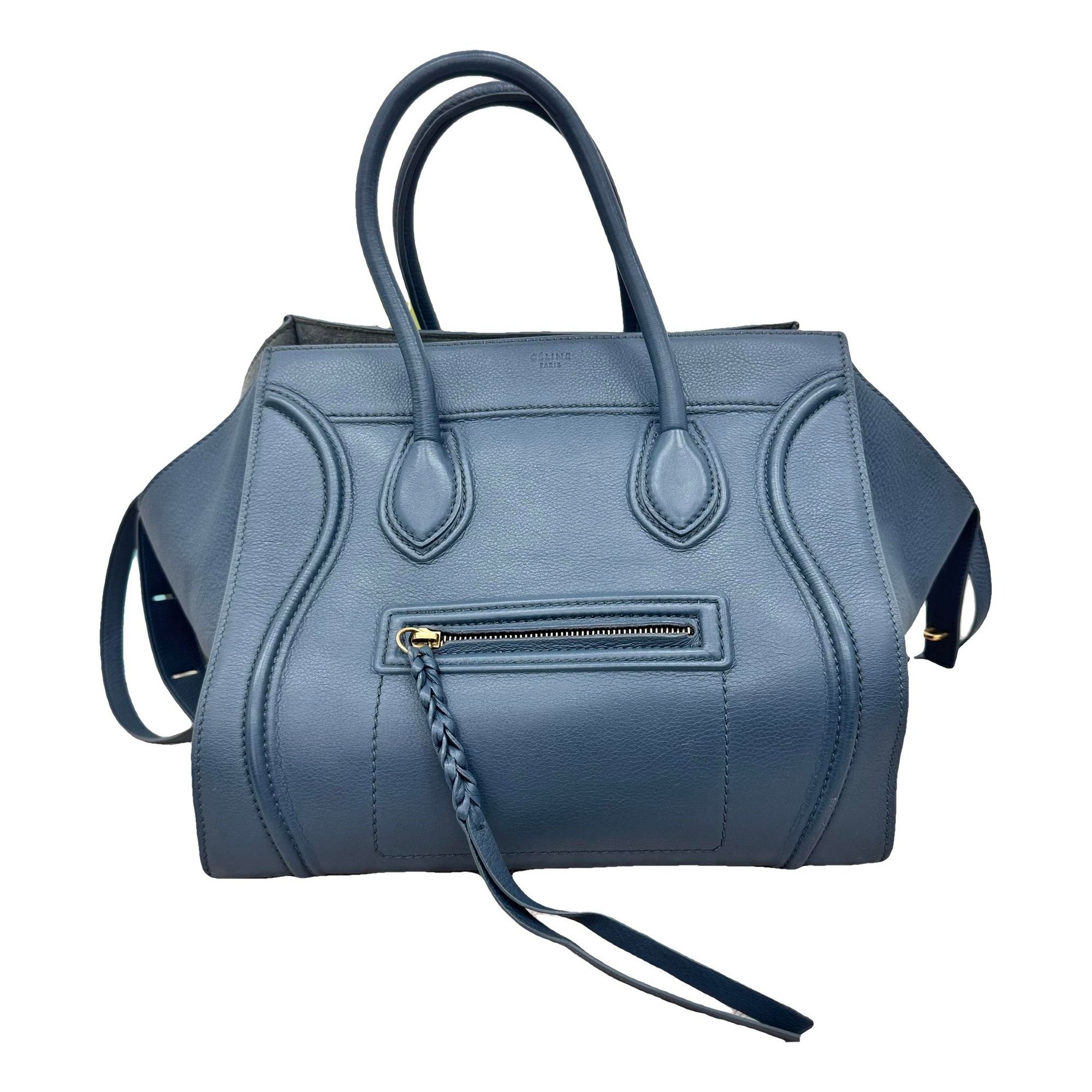 Luggage leather handbag