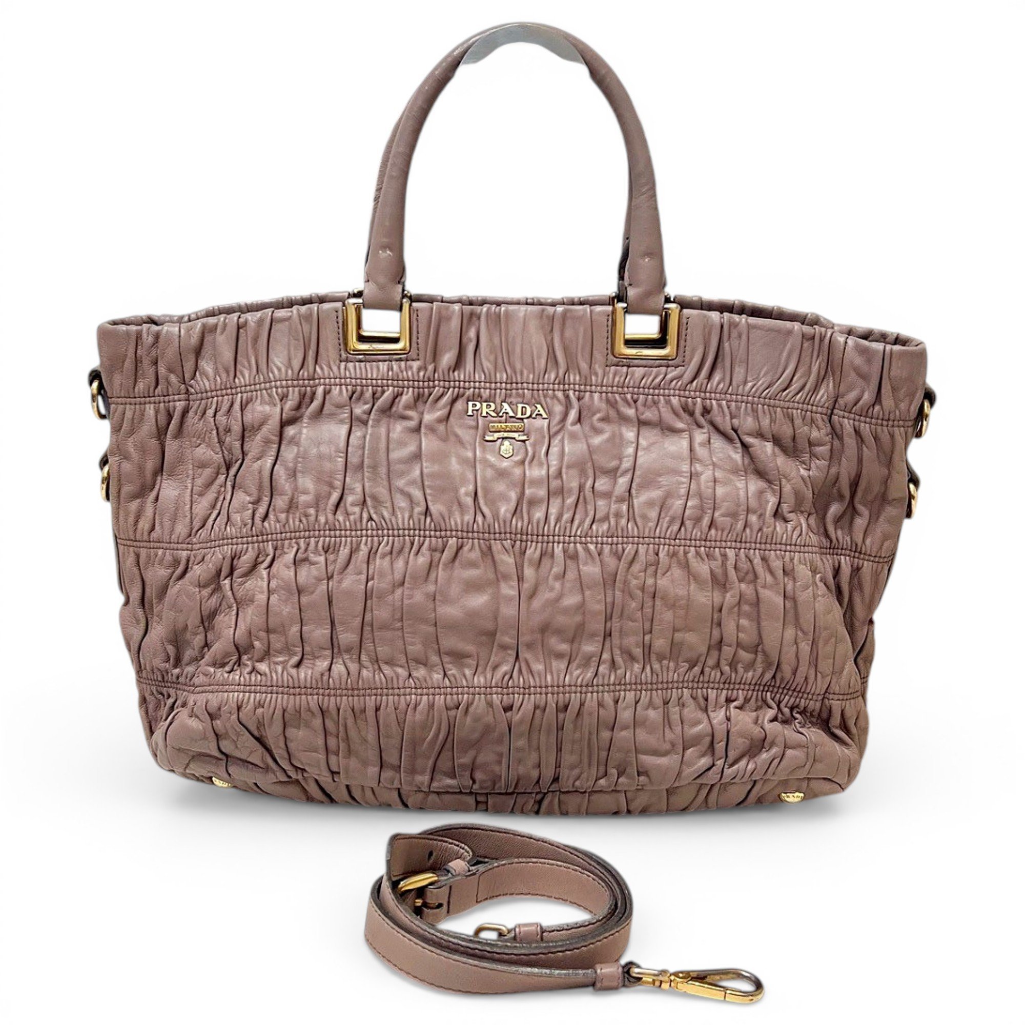 Leather handbag