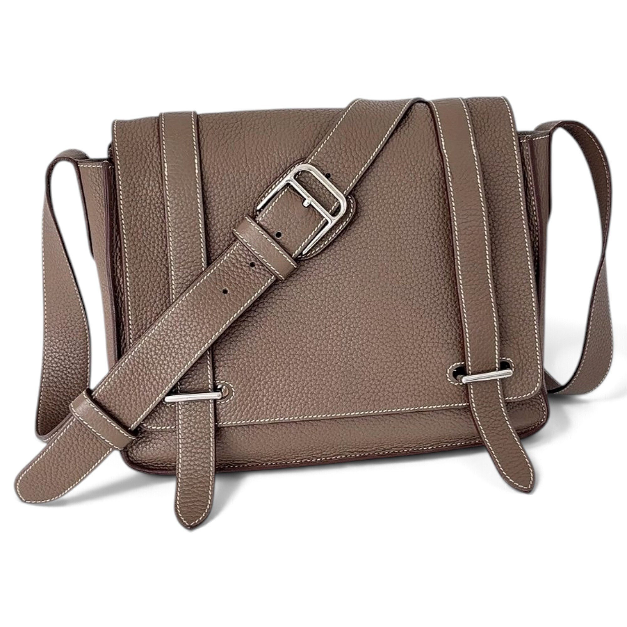 Leather crossbody bag