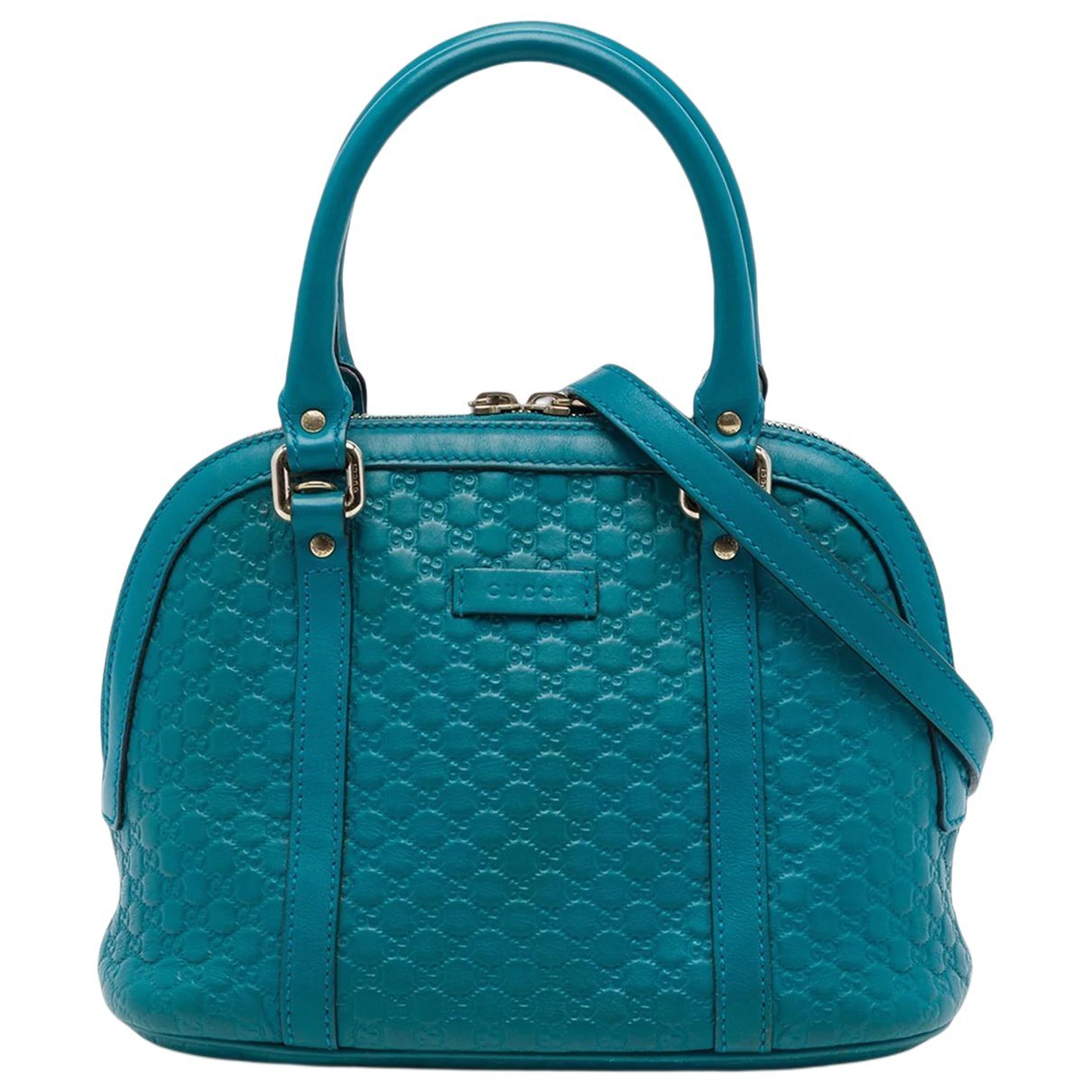 Dôme leather satchel