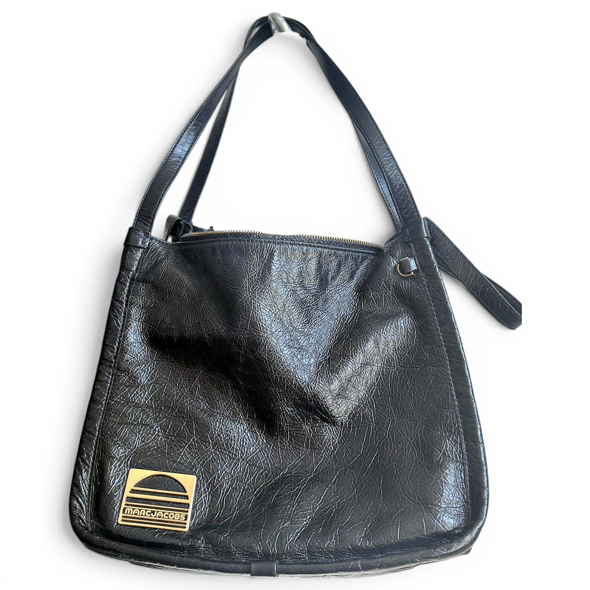 Leather tote