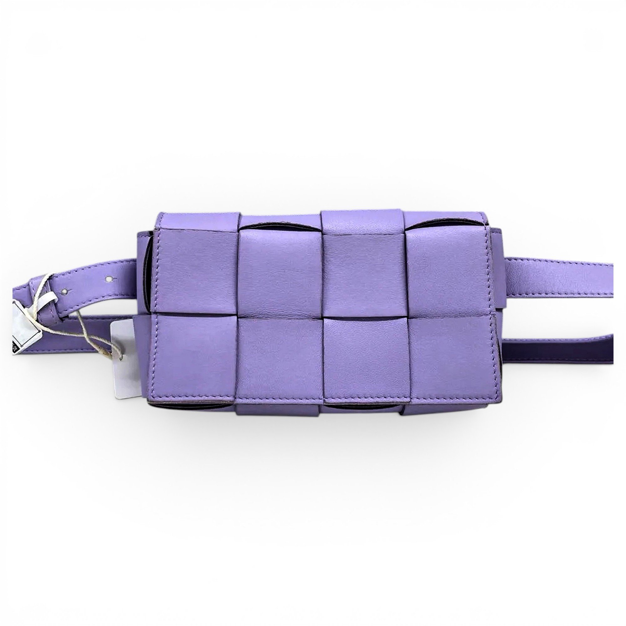 Cassette leather handbag