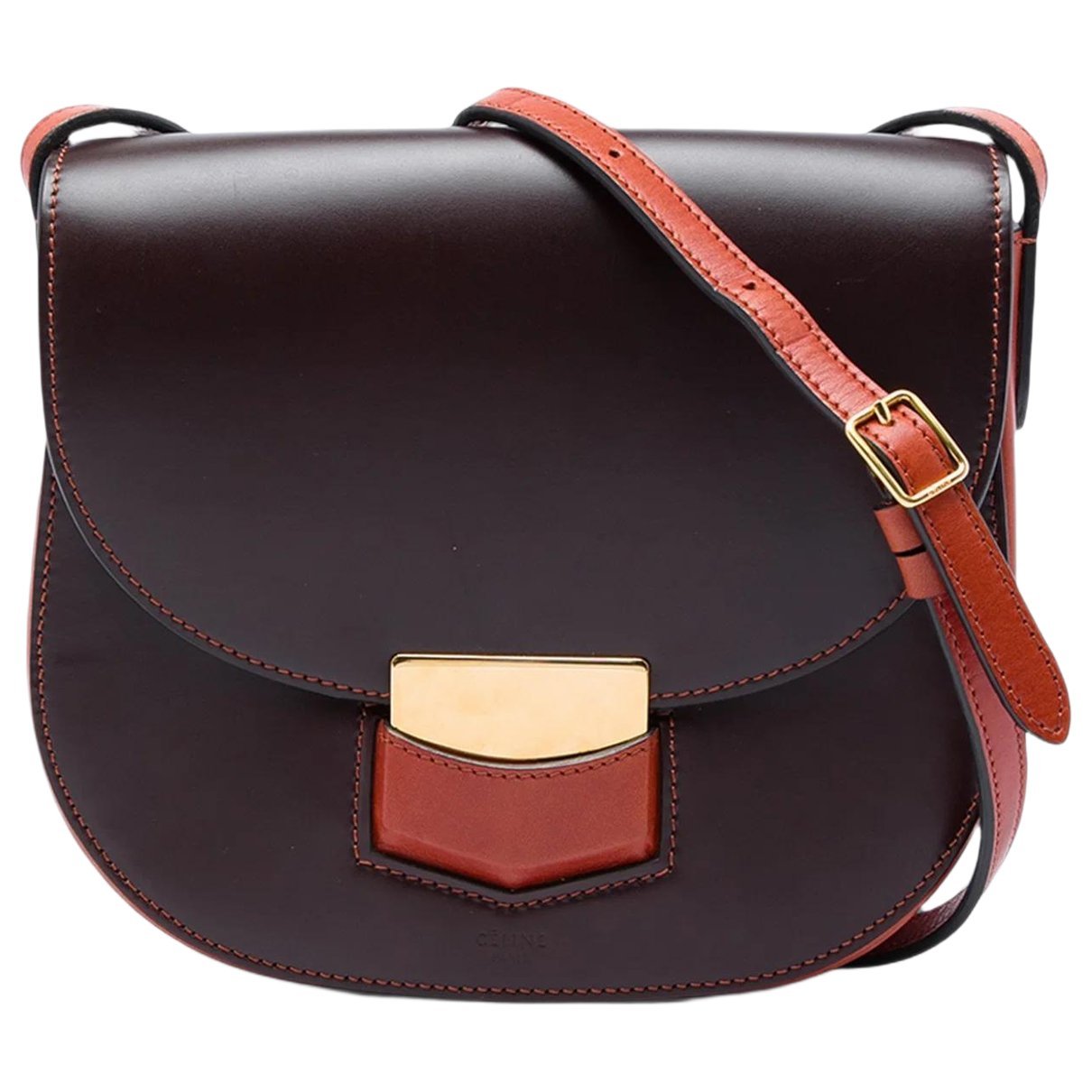 Celine Trotteur leather crossbody bag