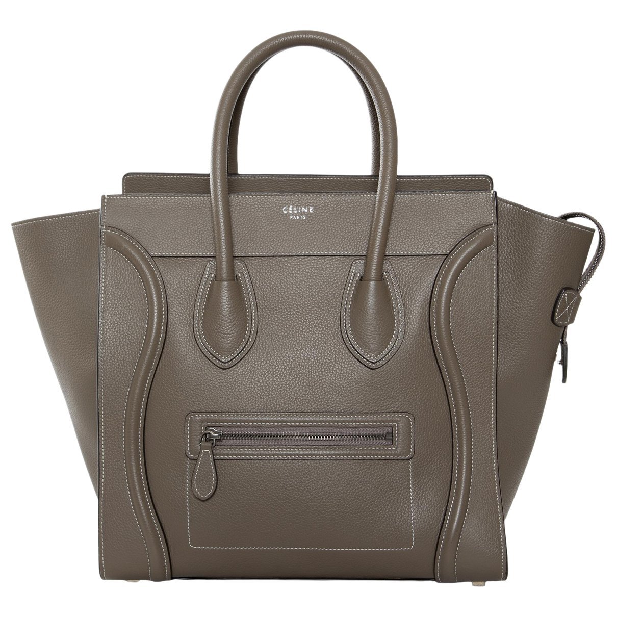 Luggage leather tote