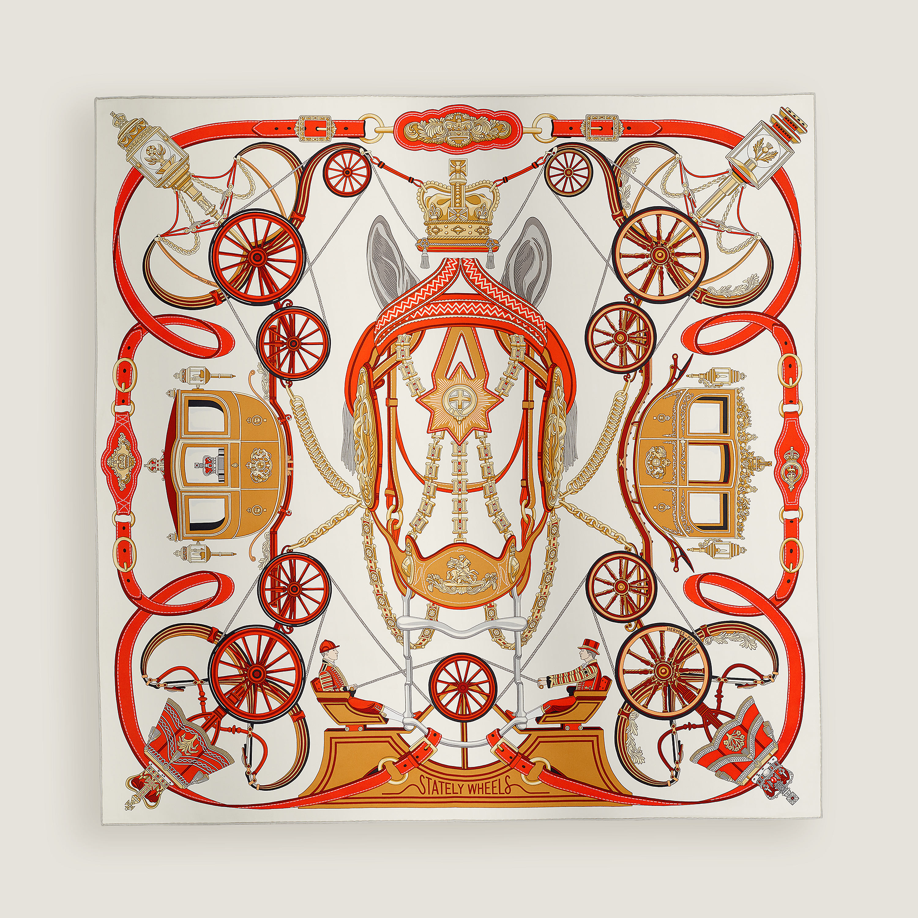 Stately Wheels scarf 90