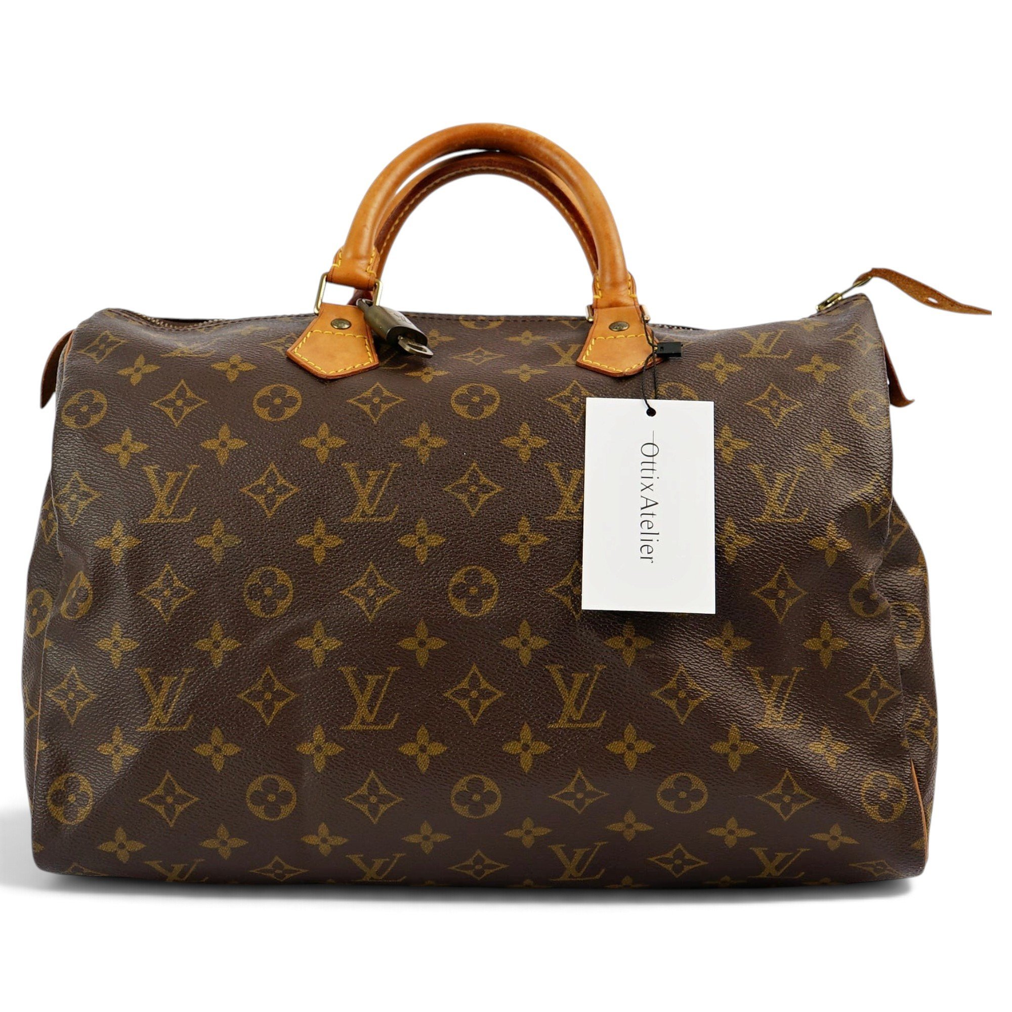 Speedy leather handbag