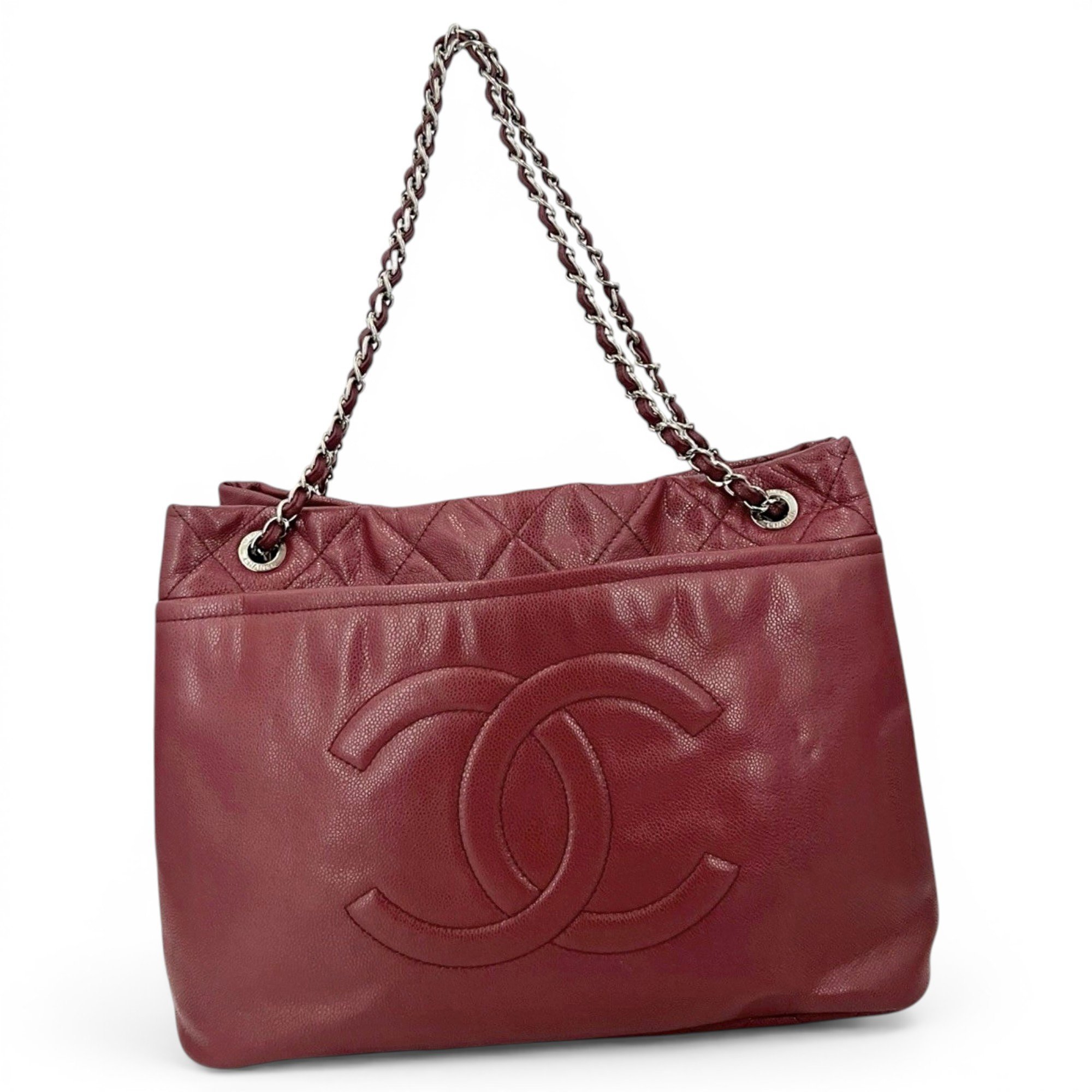 Leather tote