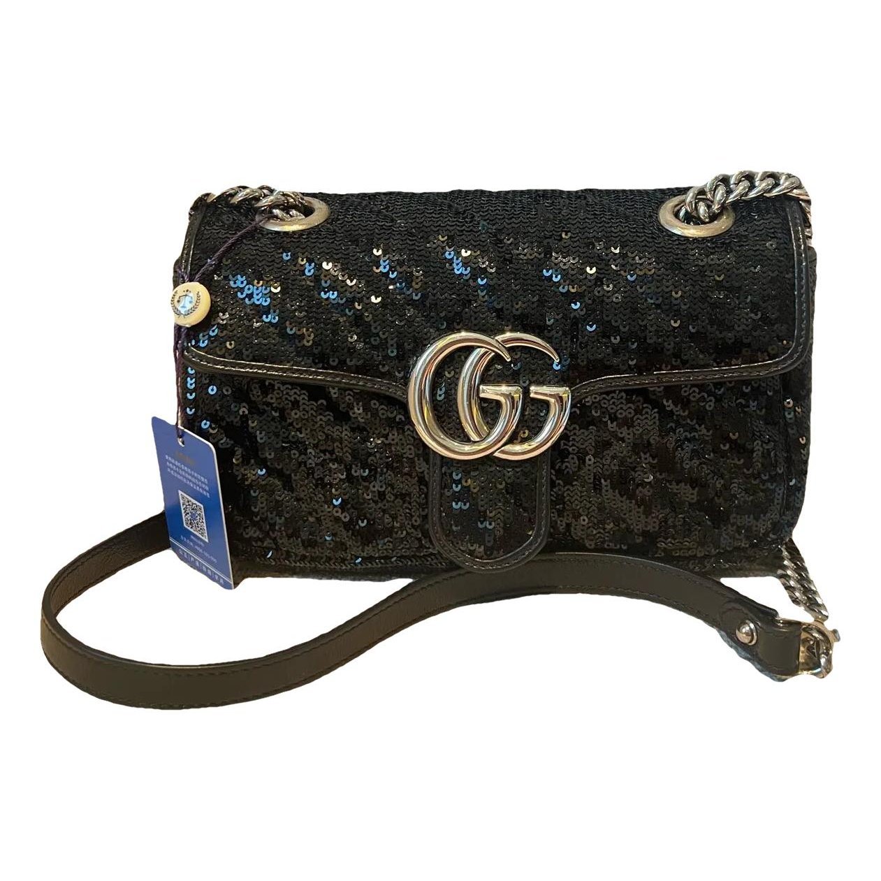 GG Marmont Flap leather handbag