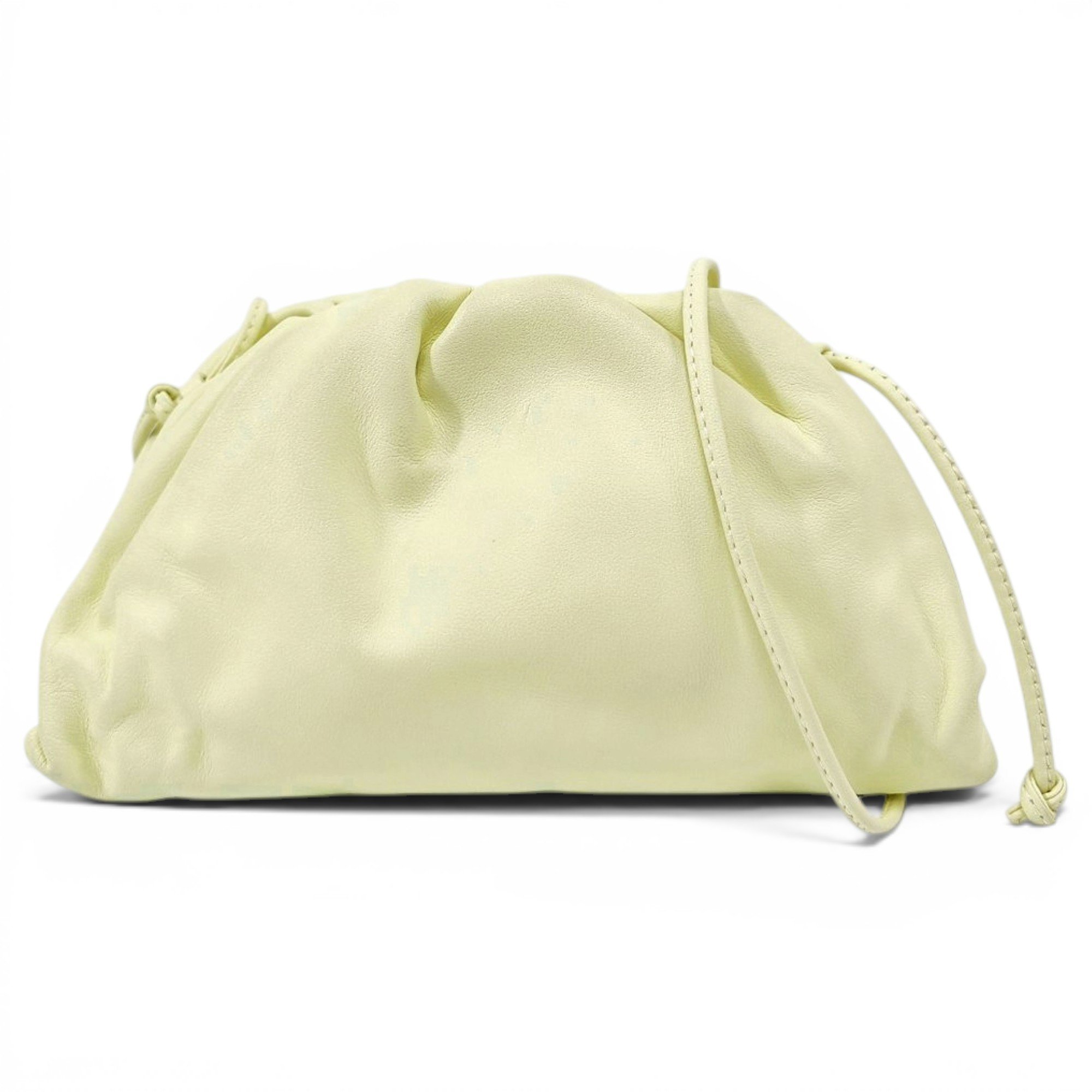Pouch leather handbag