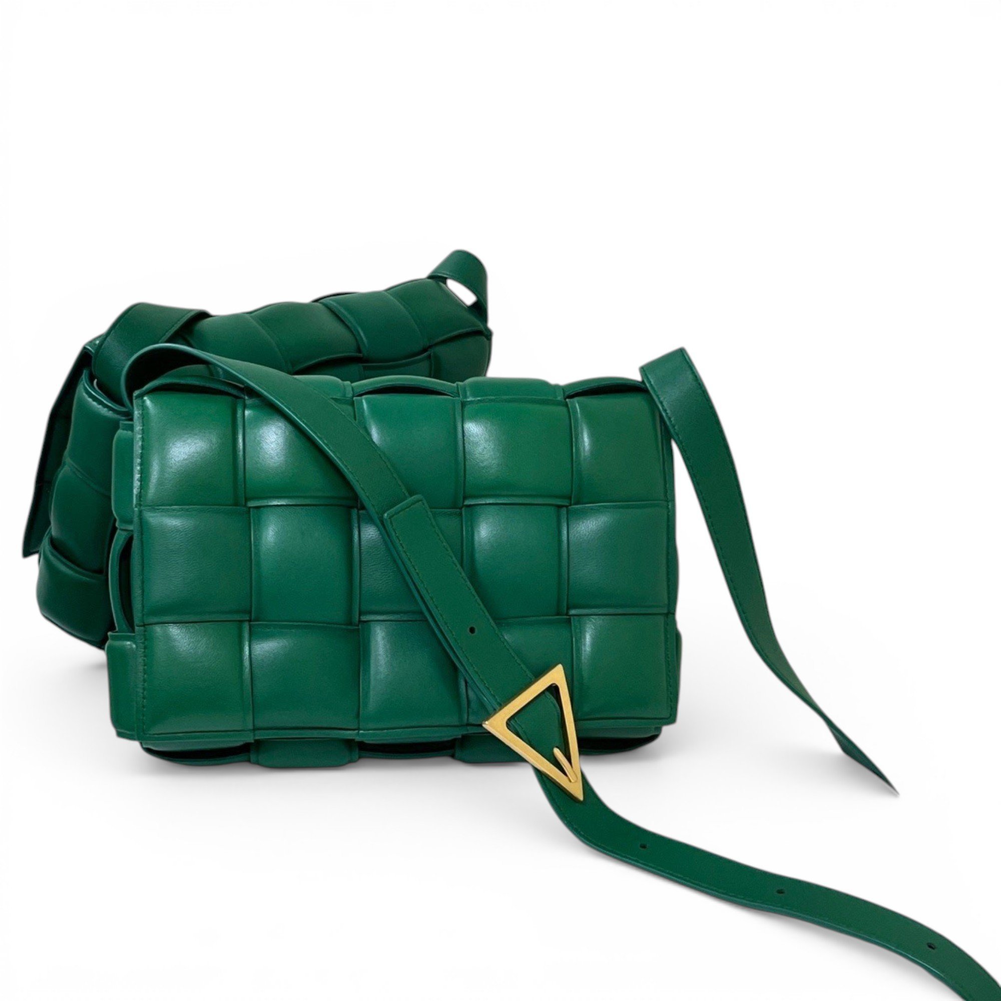 Cassette Padded leather crossbody bag