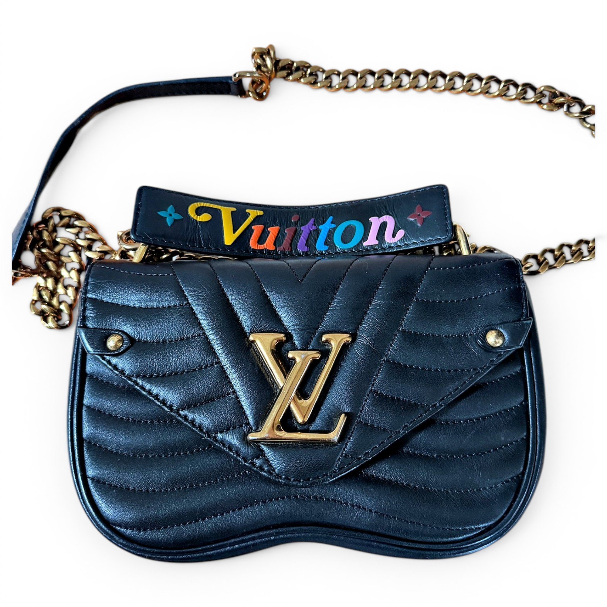 New Wave leather crossbody bag